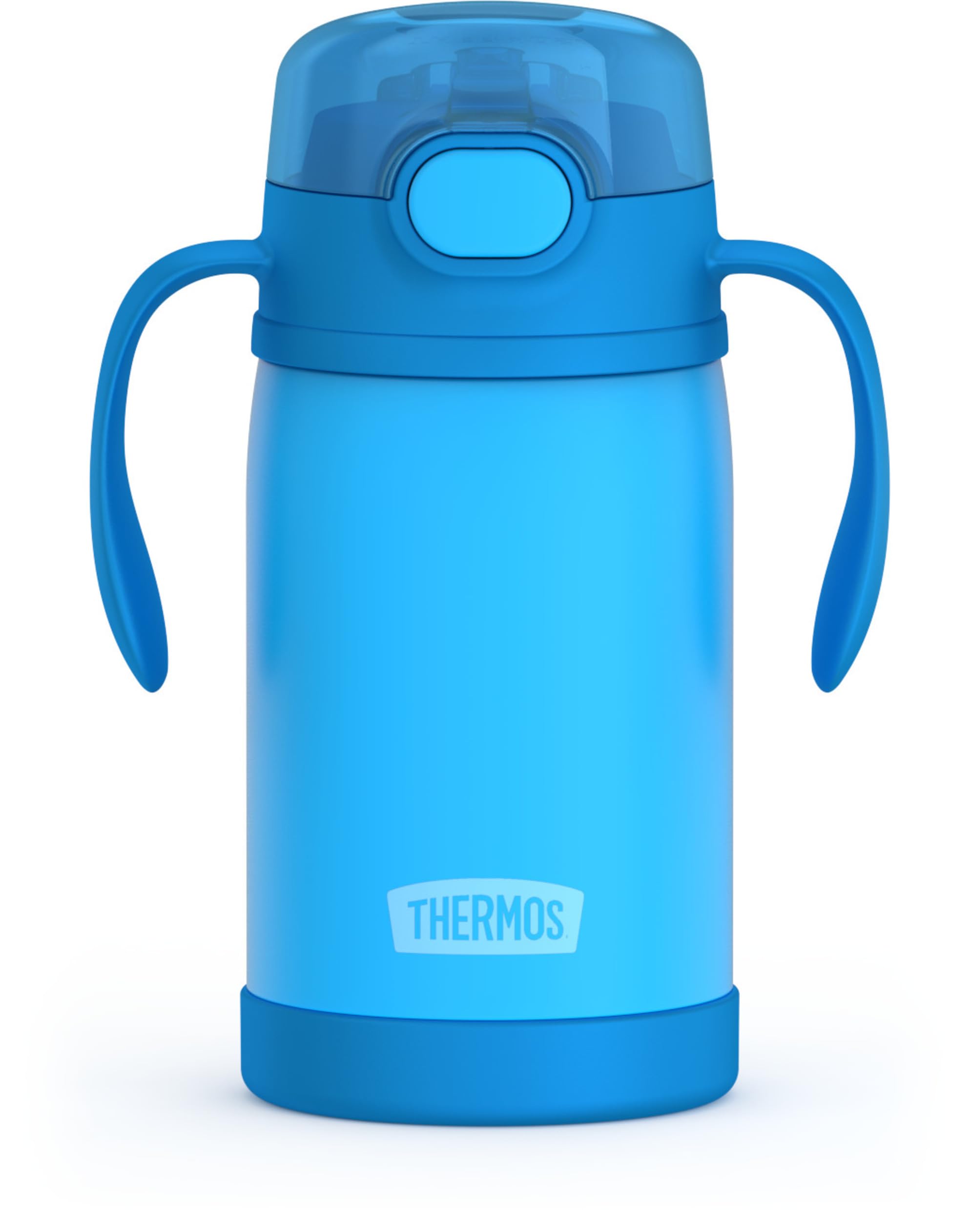 Thermos Baby 10 oz. Stainless Steel Bottle with Soft Sippy, Blue