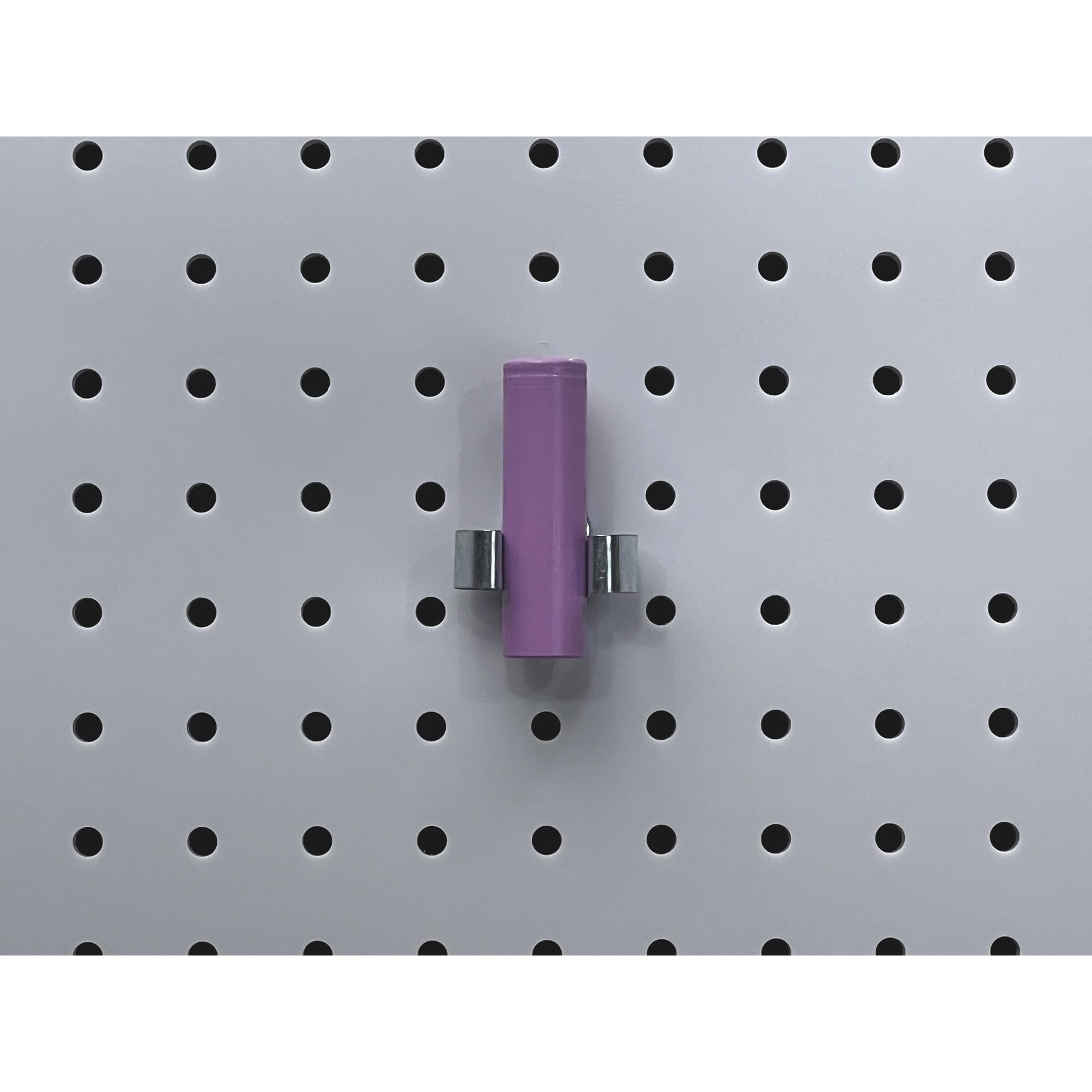 Triton Products Spring Clip Pegboard Hook - 1 1/8'', Pack Of 10, Chromate Dipped Steel Durahook For 1/8'' And 1/4'' Pegboards An