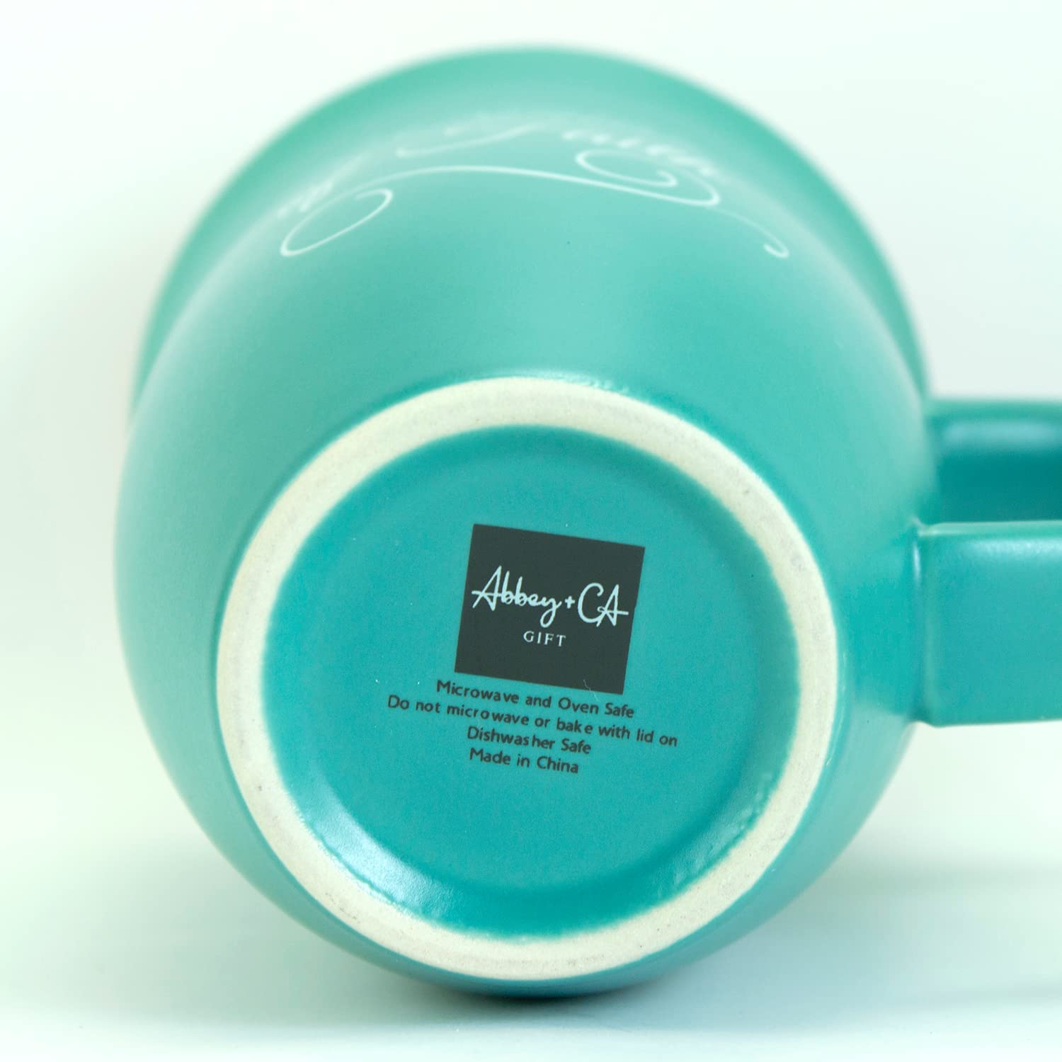 Abbey + CA Gift Woman of Faith Mug and Lid/Coaster Set, 14oz Ceramic, Blue, Microwave & Dishwasher Safe, Model 56872