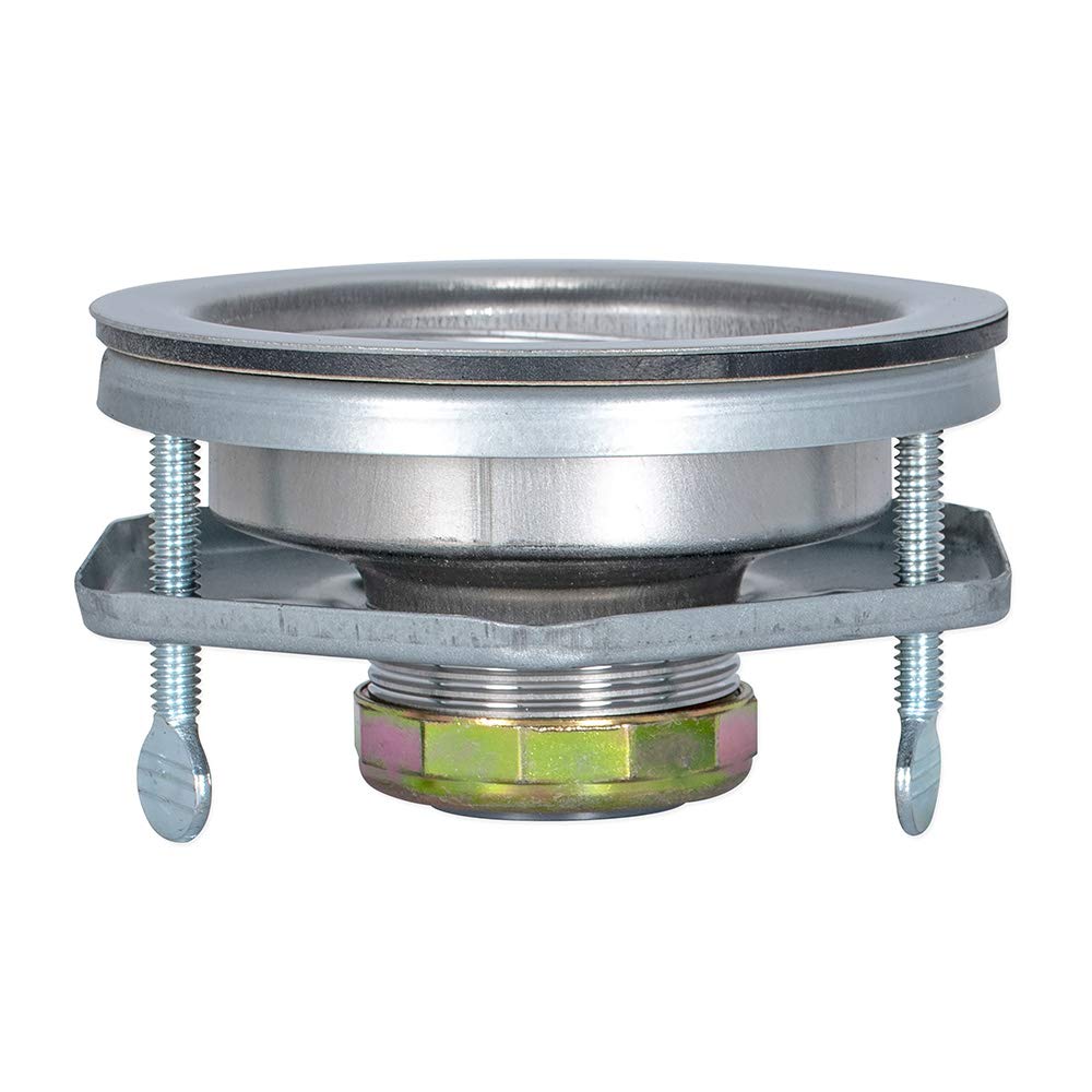 EZ-FLO Kitchen Sink Strainer, Stainless Steel, 3.5-4 Inch Opening, Model 30013, Die-Cast Nut, Compact Size 2.8x4.8x