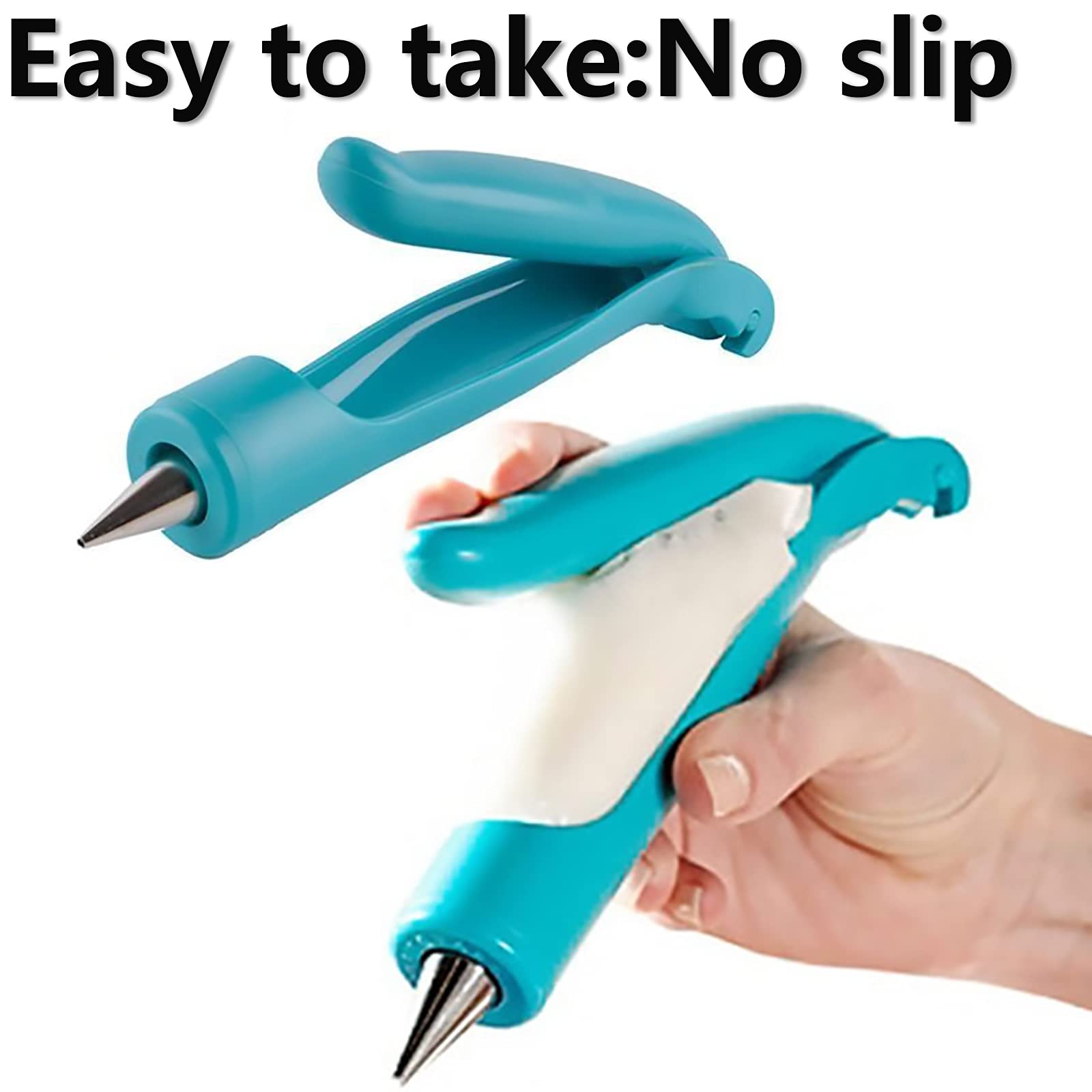 Cake Decorating Pen Tool Kit Pastry Bag Diy Cake Deco Tools Kit Pastry Icing Pen Piping Kit Bags(Blue)