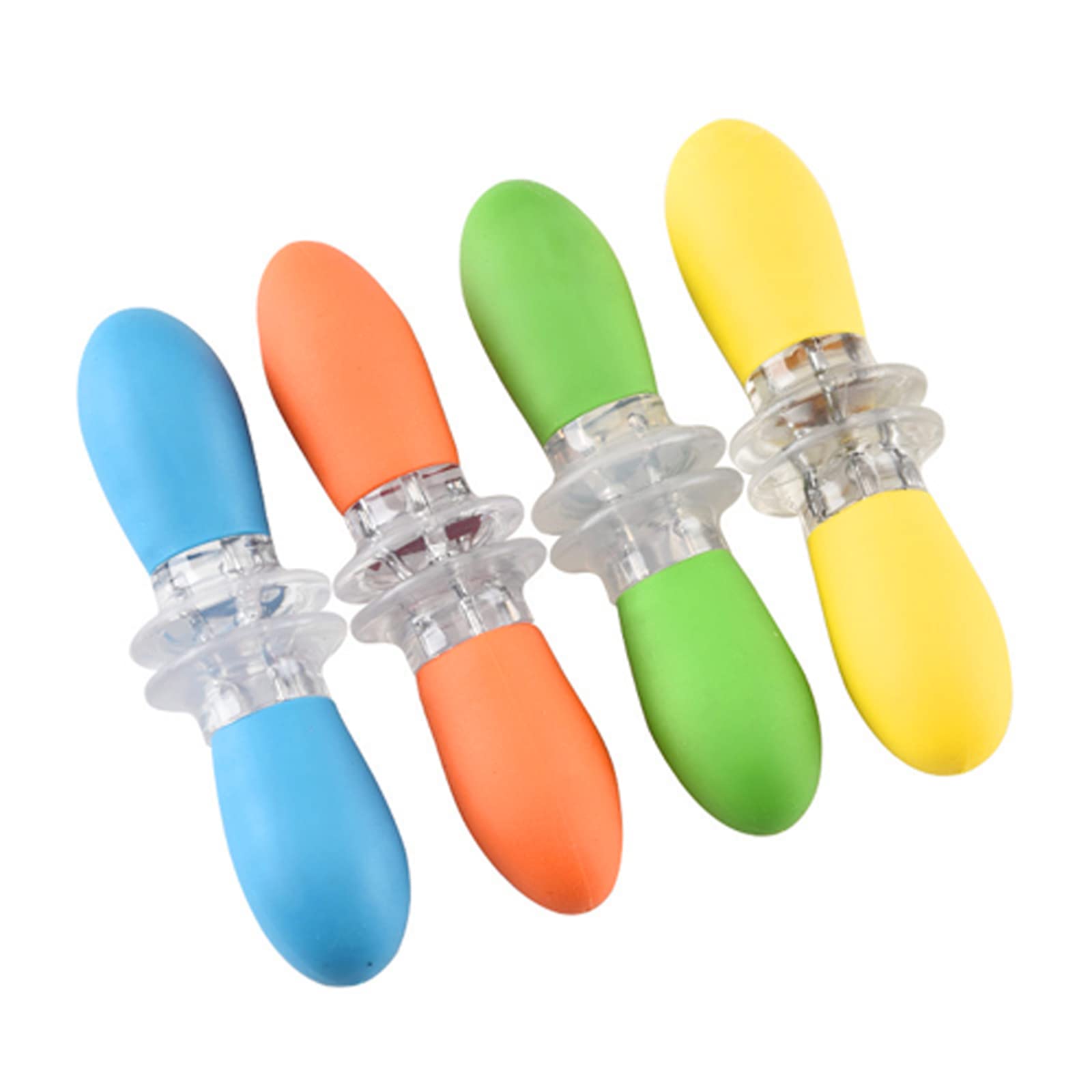 Medsuo 8Pcs Corn Holders, Corn On The Cob Skewers Stainless Steel Corn Holders Fork Skewers With Multi-Colour Silicone Handle Fo