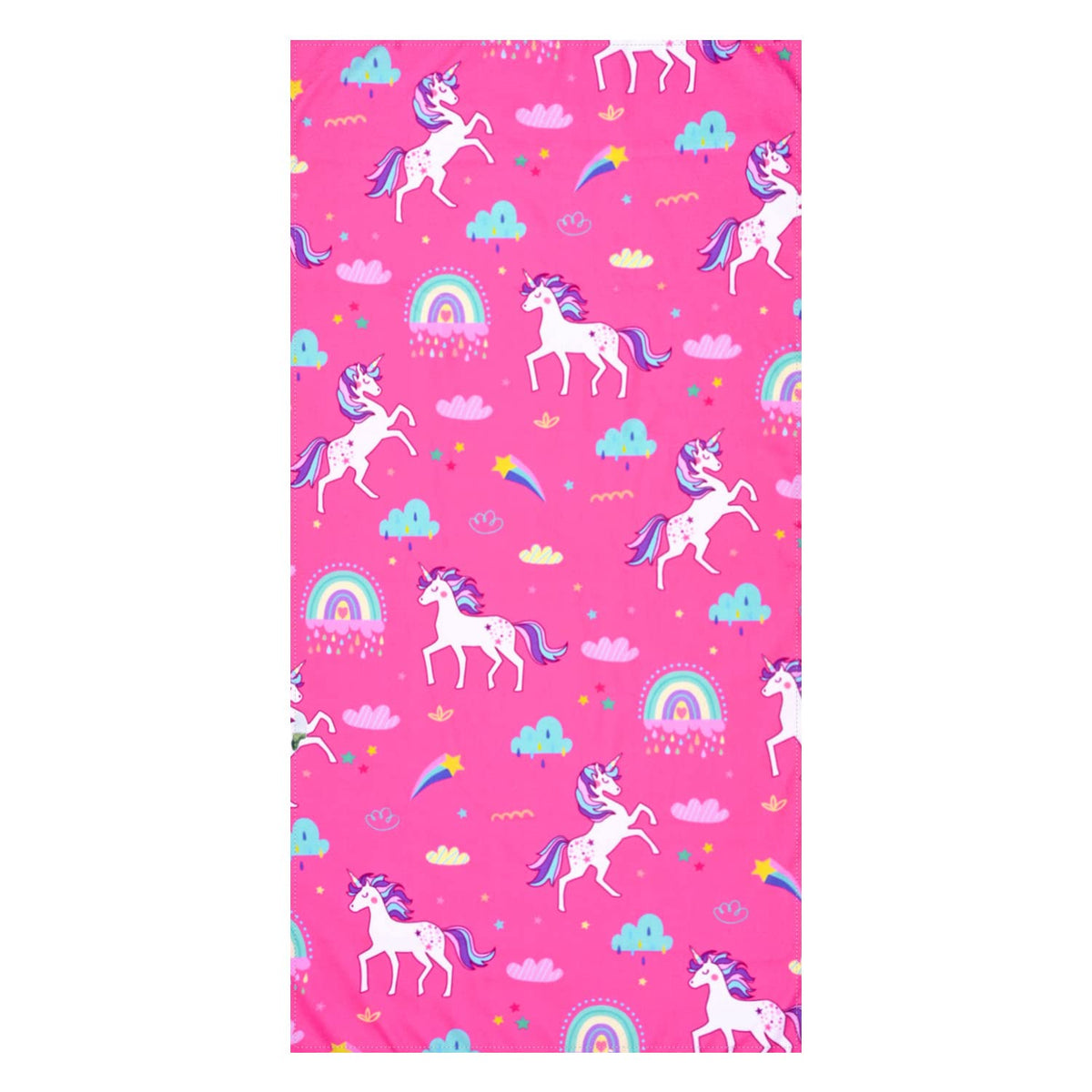 Livilan Pink Unicorn Rainbow Beach Towel, Perfect For Kids, Girls, Women, Soft Microfiber Bath, Pool, Swimming Towel, Thin, Quic
