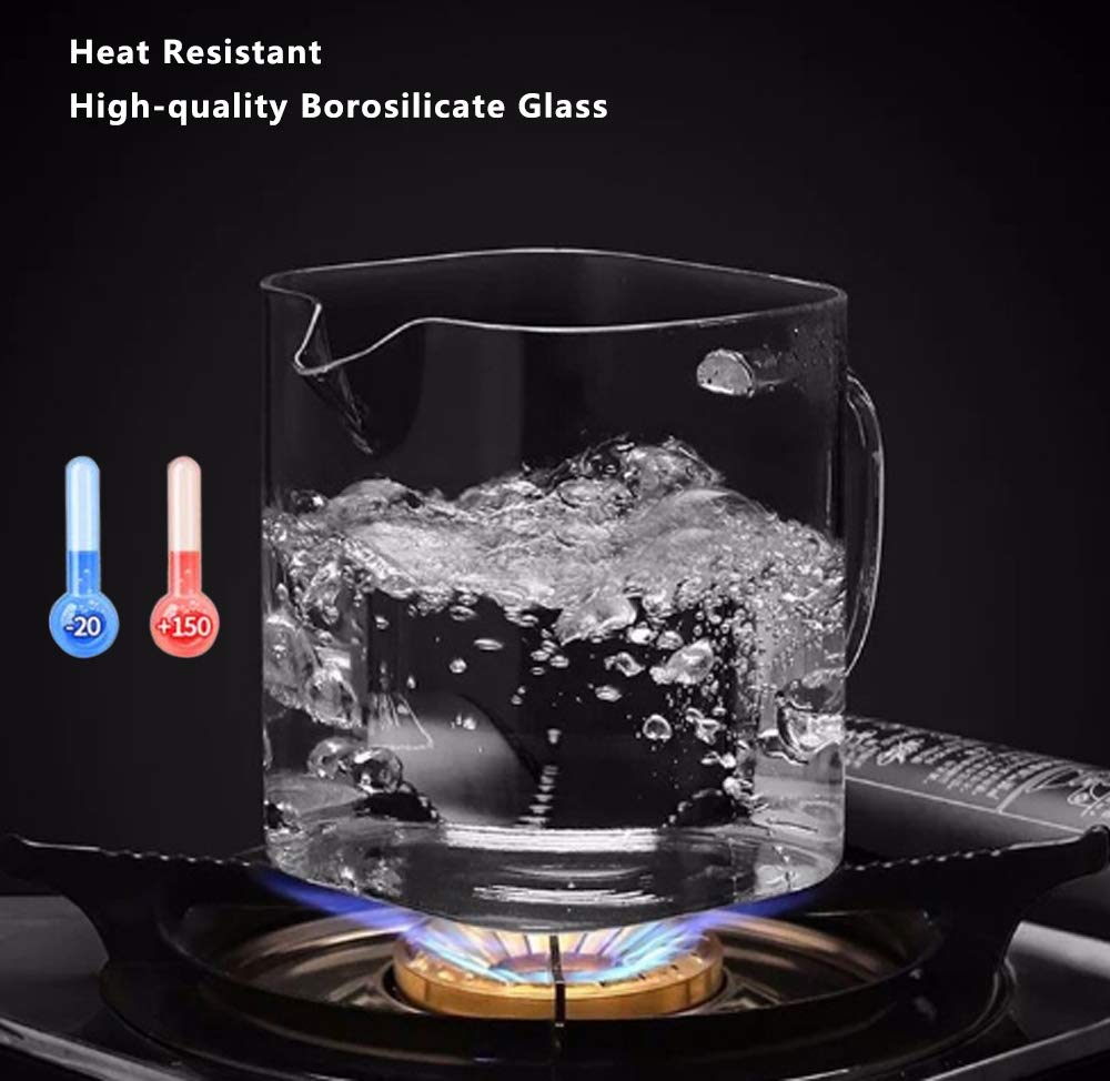 Vivoice Ultra 8.5Oz(One Cup) Clear Heat Resistant Glass Teapot Infuser With 250 Ml Glass Filter (250Ml)