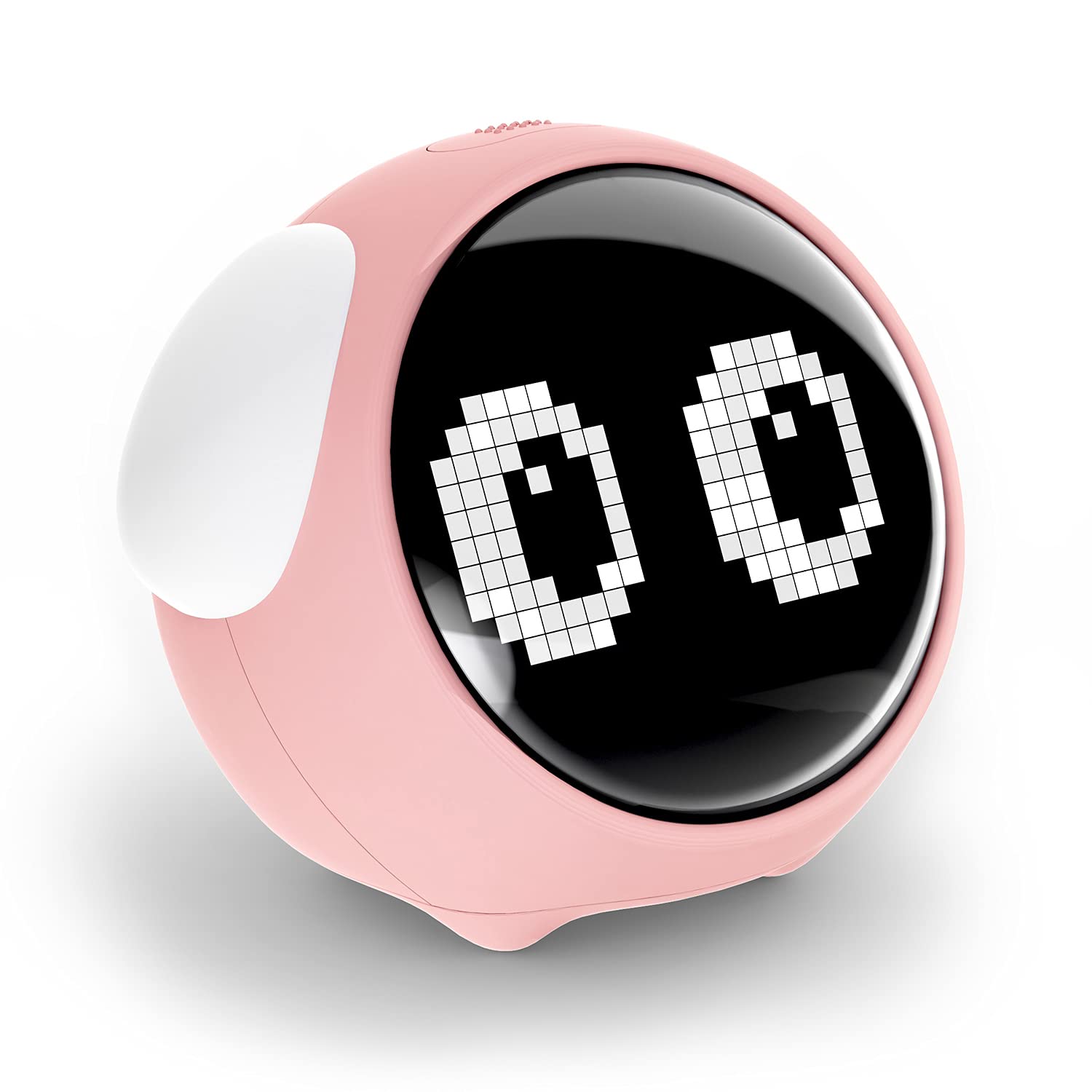 MikoDream Kids Alarm Clock, Dual Alarm Setting, Adjustable Brightness Night Light, Voice-Activated,Temperature Detection, Wake-u