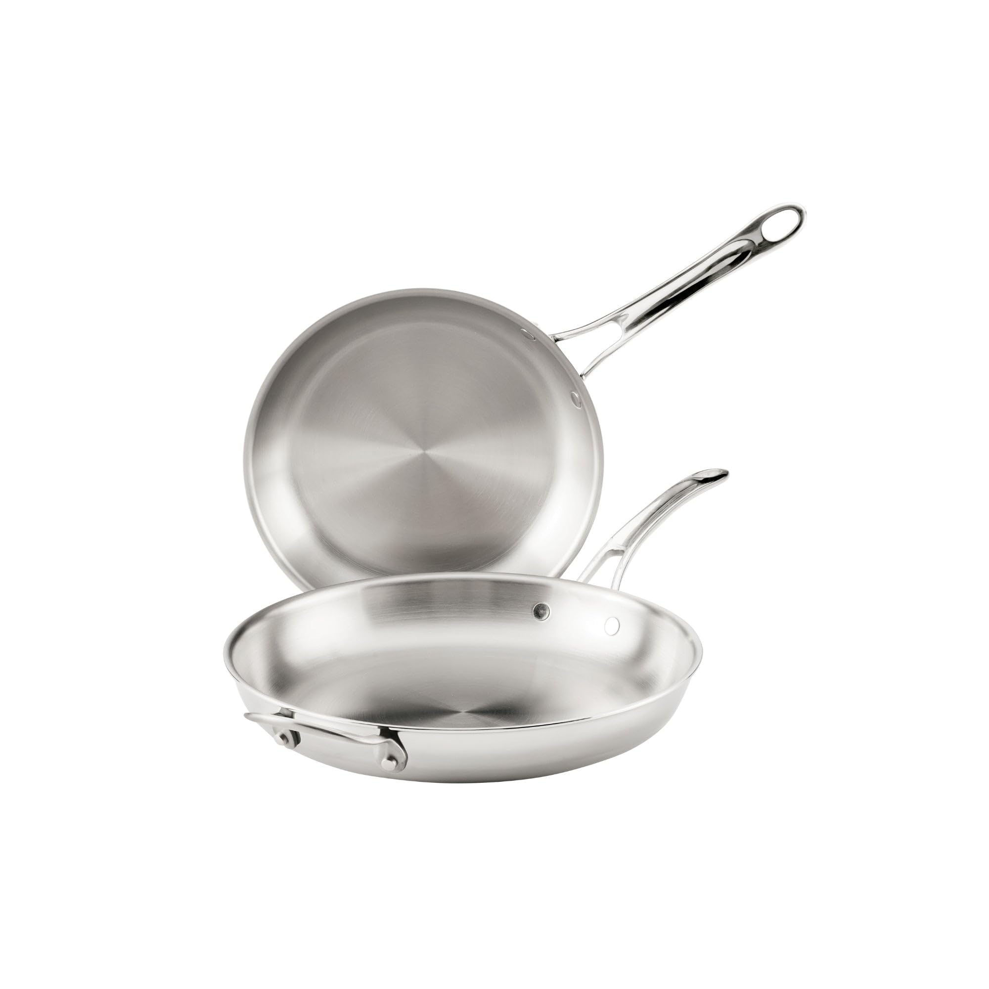 Anolon EverLast TriPly Clad Stainless Steel Pan Set, 10 & 12.5Inch