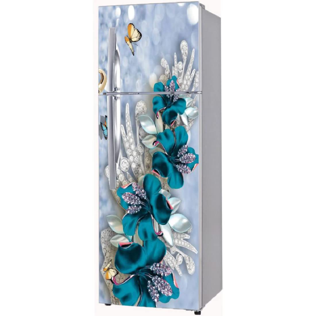 Walldaddy Fridge Stickers & Wall Stickers, Beautiful Fridge Decorative Sticker Wallpaper Poster (Pvc Vinyl) Large Size (60X160 C