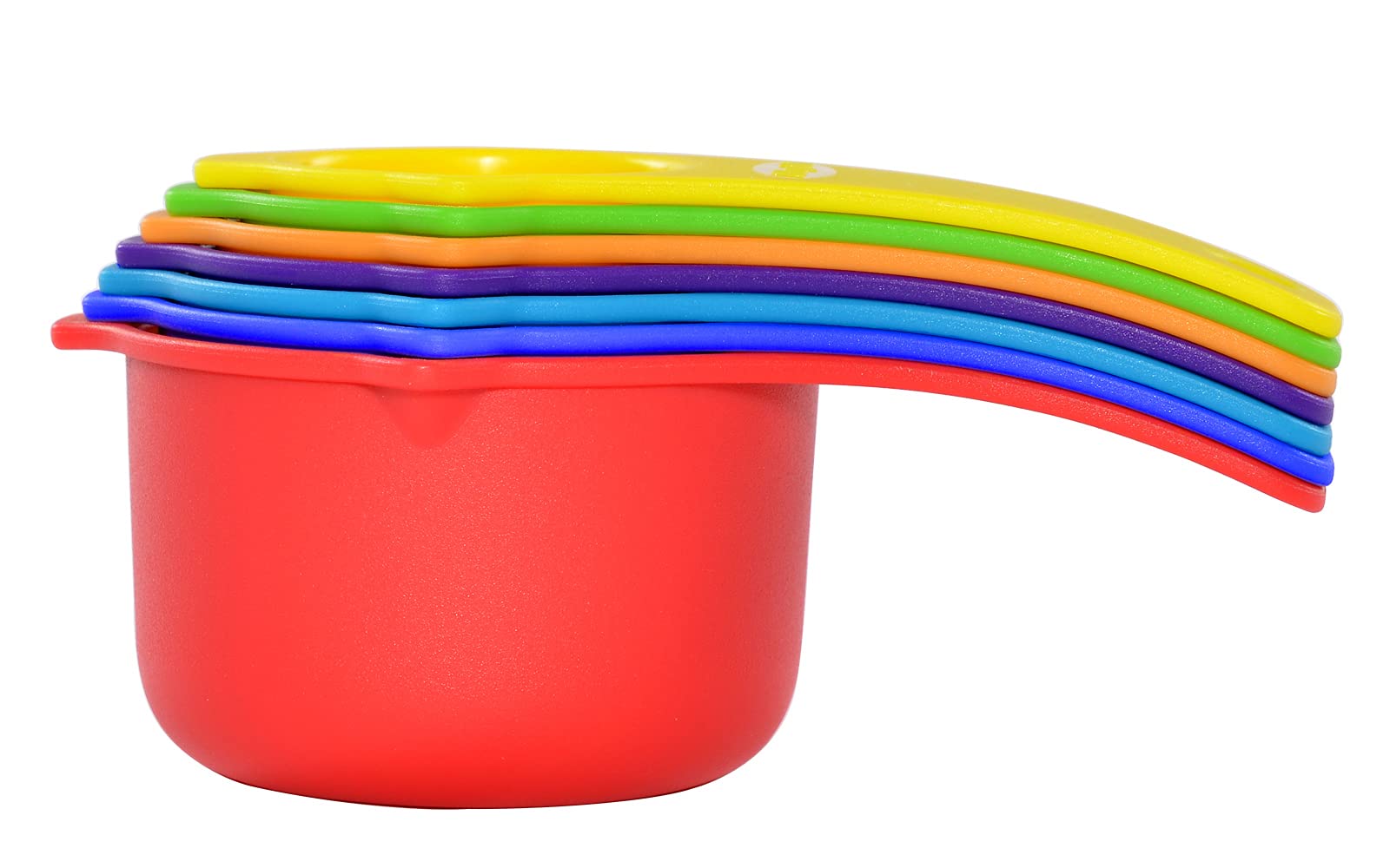 Dotinghux Measuring Cups Set Of 7, Assorted Colors