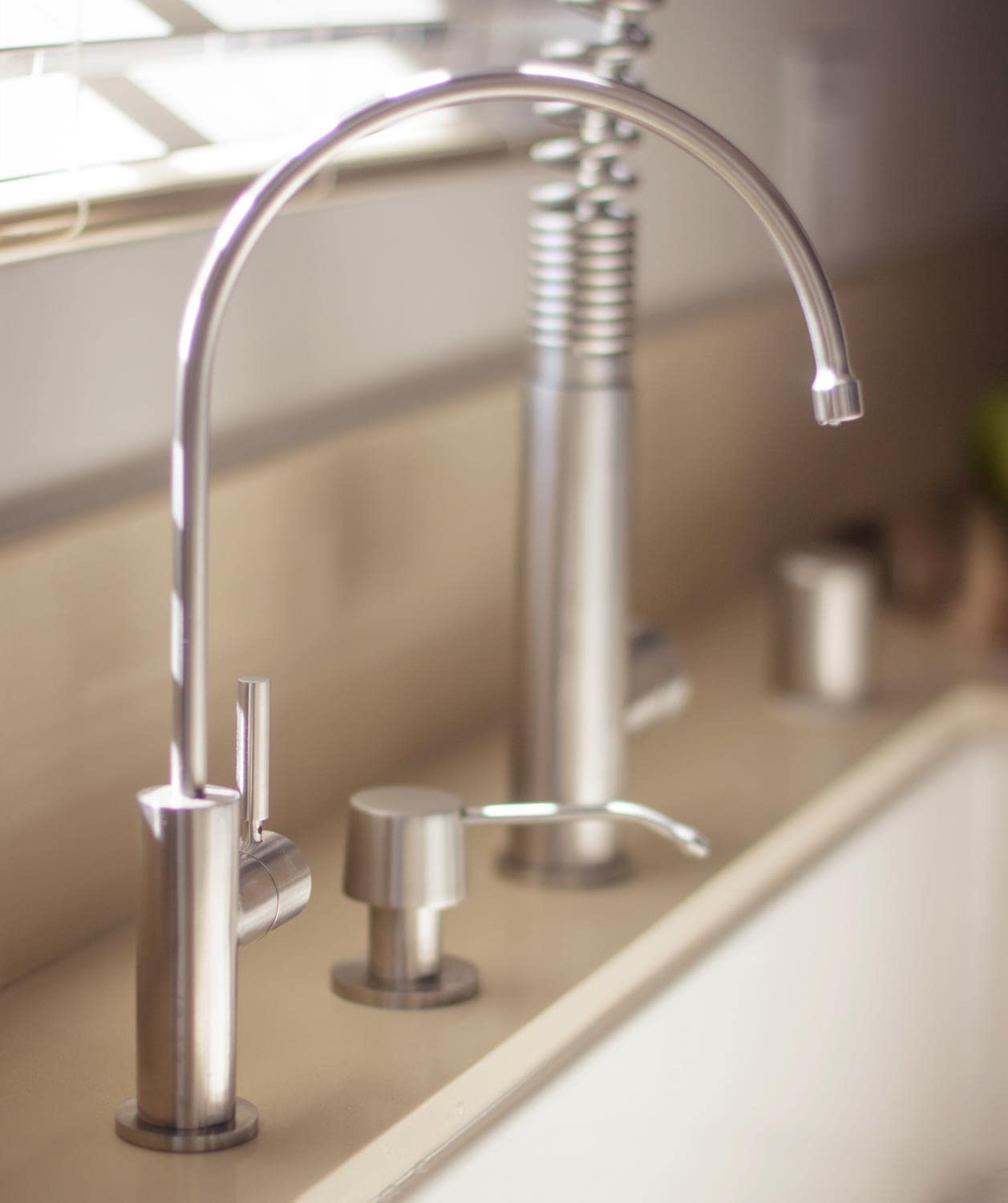 Alfi Ab5008 Solid Drinking Water Dispenser, W 3 X 7 1/2D X 12 3/8 H, Stainless Steel