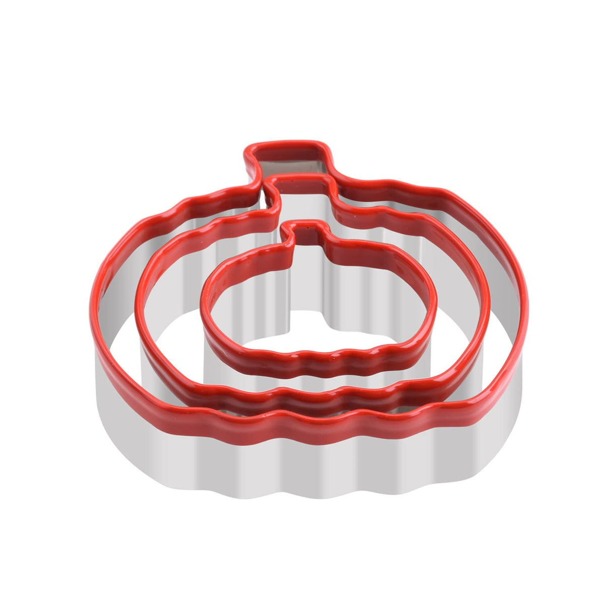 Pumpkin Cookie Cutter 3Pcs, Halloween Cookie Cutters 2    3    And 4    Large For Harvest Holiday And Thanksgiving Day