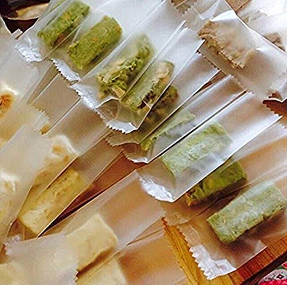 400 Pcs Candy Packaging, Nougat Candy Wrappers Candy Wrappers For Caramels Nougat Wrappers Nougat Wrapper Transparent Packaging