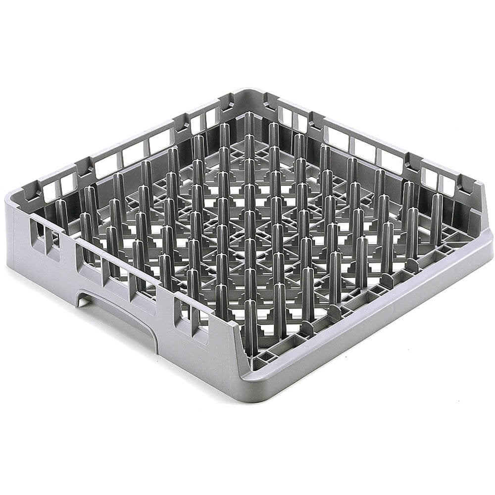Camrack Open End Tray Rack, 19-3/4 x 19-3/4 x 4, Used for Trays 15 x 20 or Larger, 3-1/4 max. Height, Soft Gray, NSF