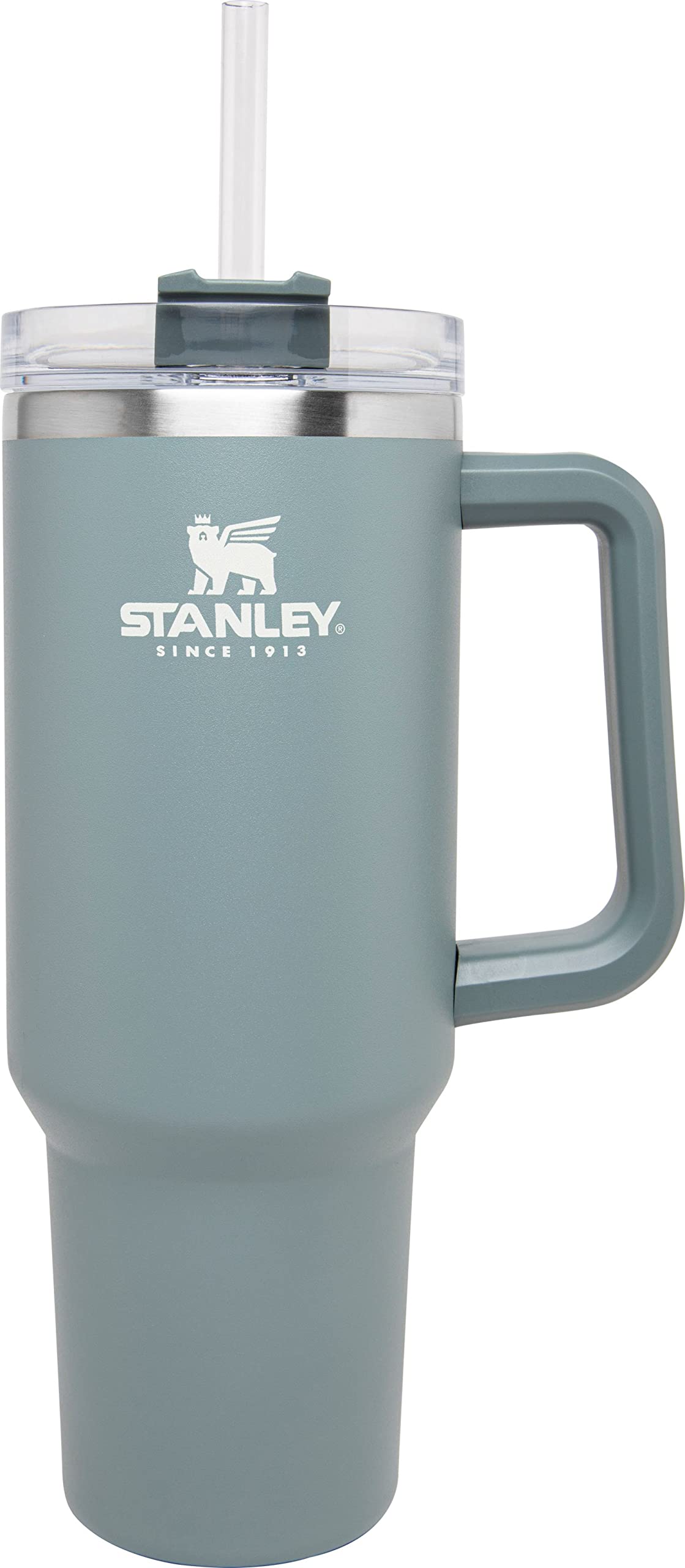 Stanley 40Oz Adventure Quencher Reusable Insulated Stainless Steel Tumbler (Shale)