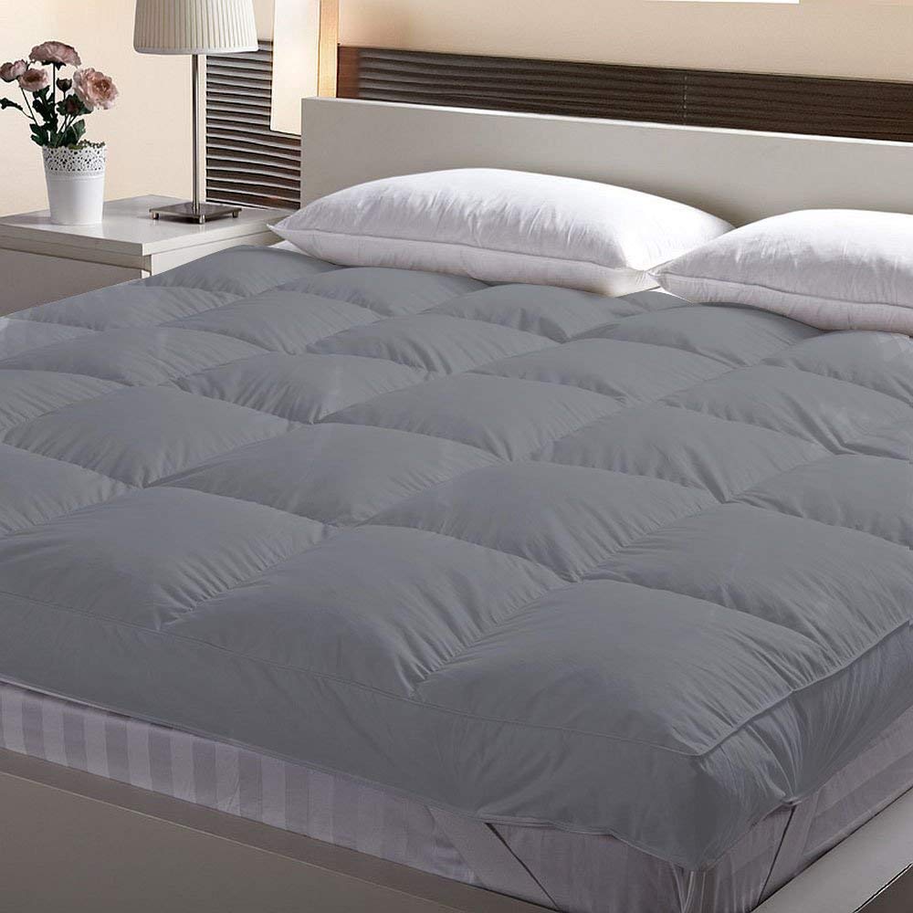 Jaipur Linen Mattress Padding/Mattress Topper 3000 GSM Single Size Bed Finest Imported Super Microfiber Soft 36 Inch X 78 Inch