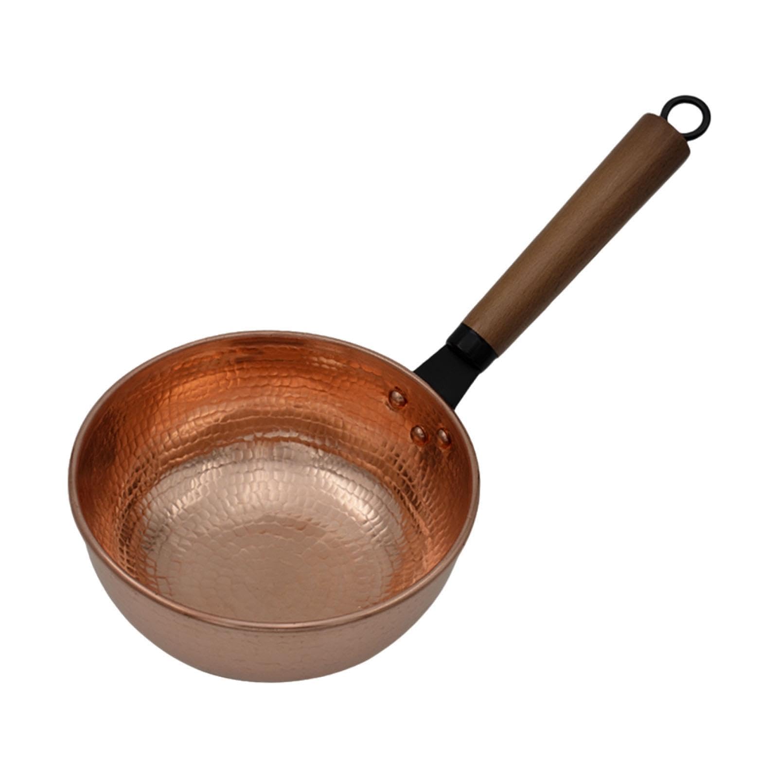 The Style Sutra Saucepan Wood Handle Cookware Wamer Pan Soup Pot For Restaurant Kitchen Home Round Bottom