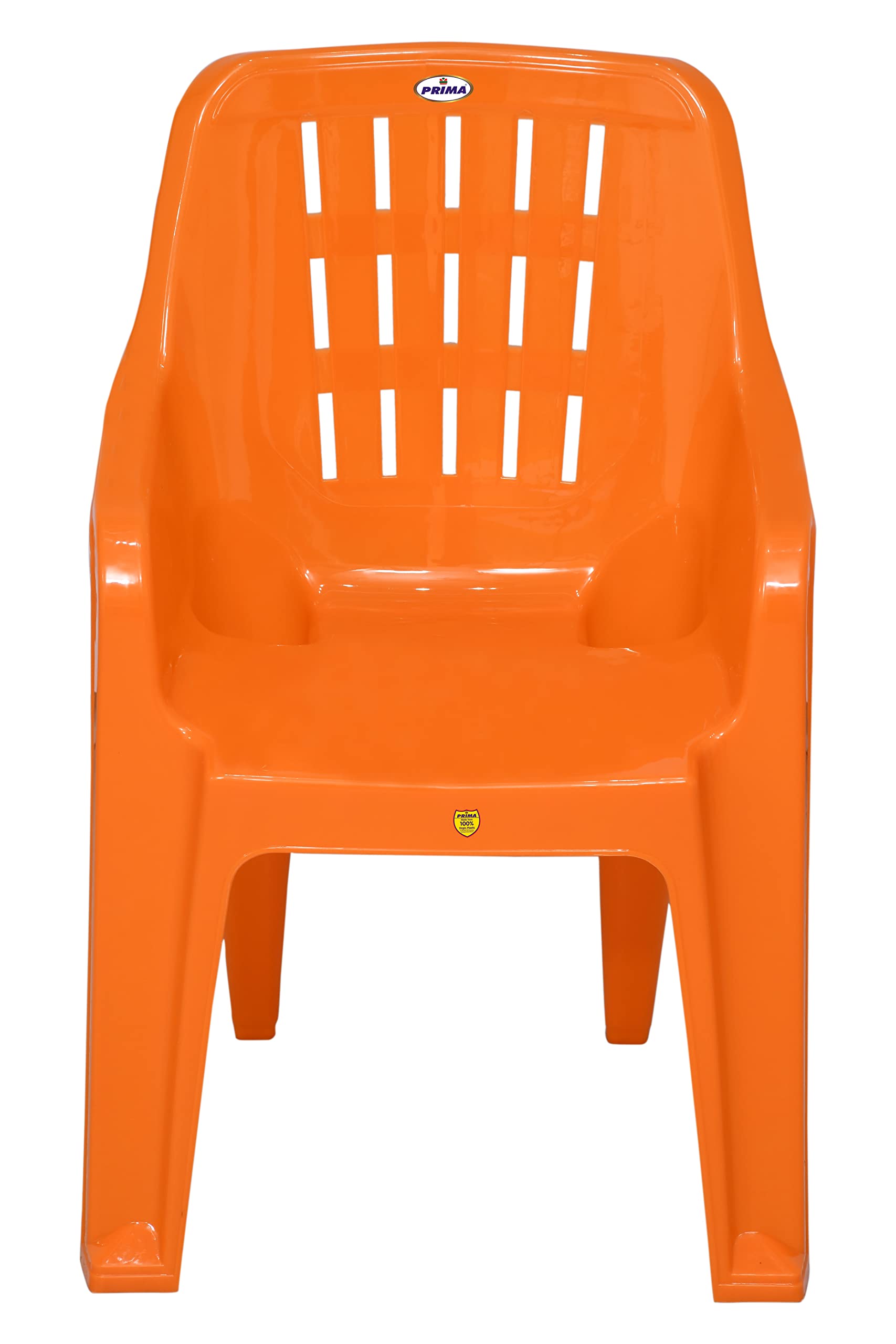 Prima Baby Plastic Chair 127 Modern And Comfortable With Backrest For Study | Play | Desk | Kids With Arms For Home/School/Dinin
