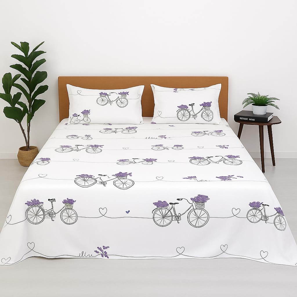 Bhoomi Impex Polyester Kids Bed Sheet Collection - Fun Colorful And Comfortable Boys And Girls - Wrinkle Free Soft And Cozy Bedd