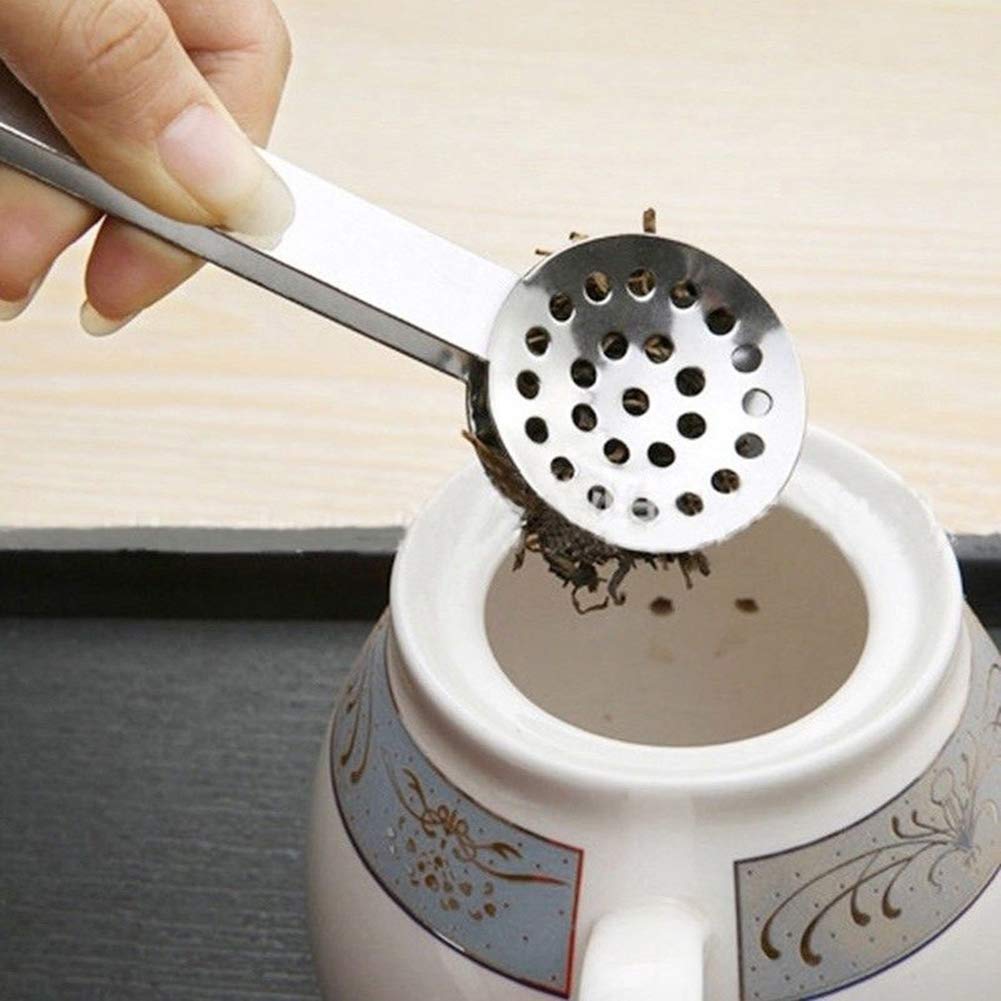 1 Piece Stainless Steel Tea Bag Tongs Tea Tongs Strainer Tea Bag Squeezer Strainer Tea Tongs Grip Tea Bag Spoon Squeezer Tea Squ
