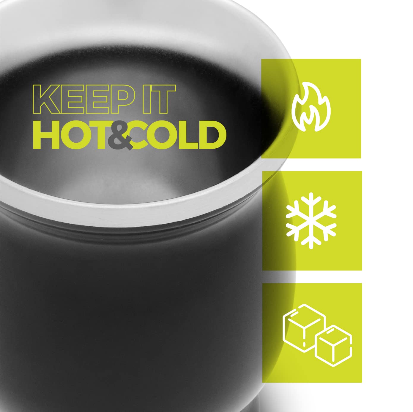 Balibetov Mate Cup And Bombilla Set - Yerba Mate Set Includes One Yerba Mate Cup, Two Bombilla Mate (Straw) And Brush - Stainles