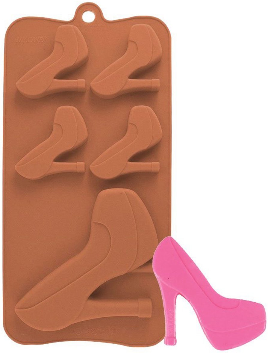 Ny Cake - Chocolate Mould - Silicone - High Heel Shoes, Assorted Color