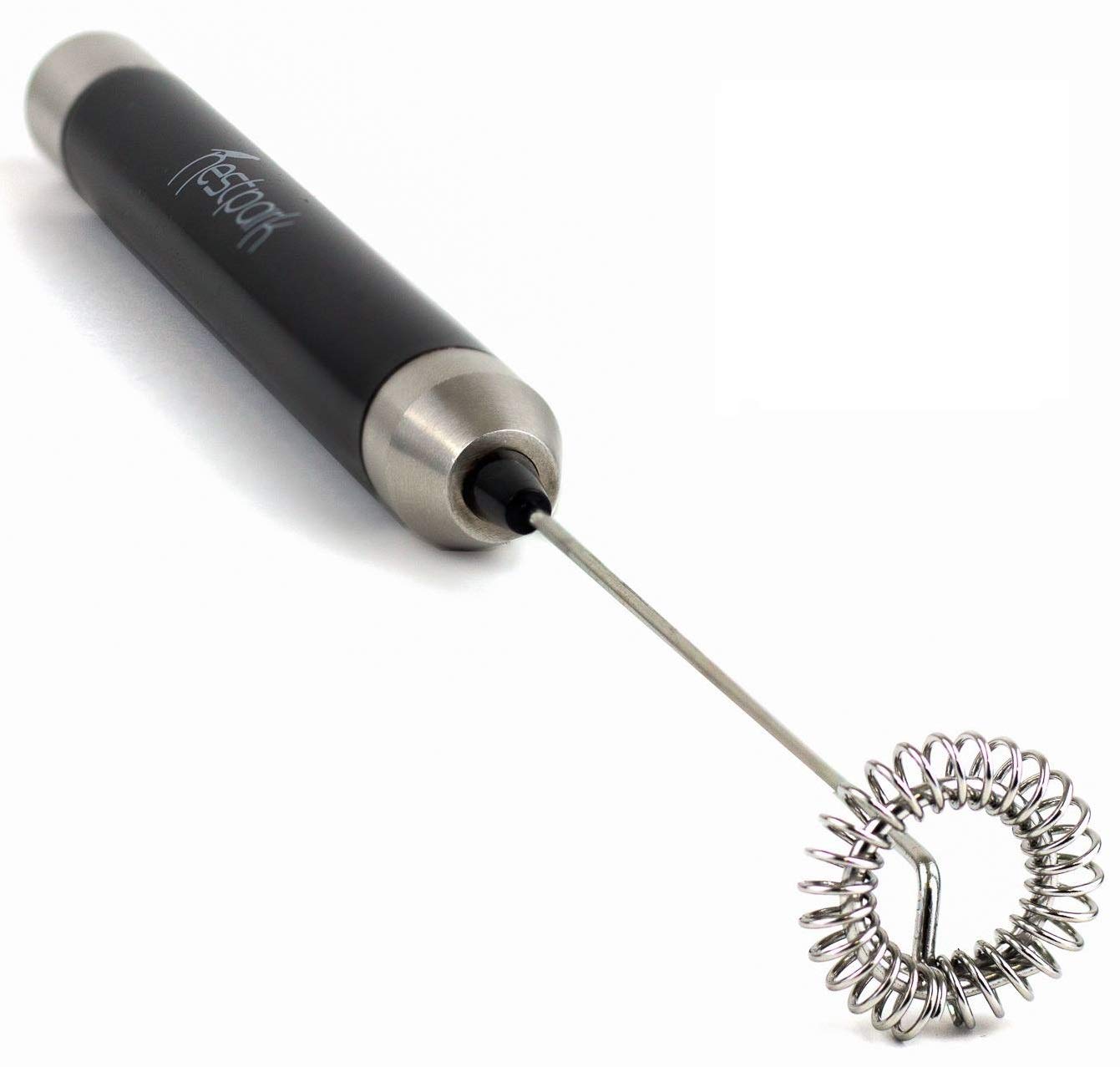 Nestpark Portable Drink Mixer Small Handheld Electric Stick Blender - Cordless And Battery Operated Bulletproof Keto Coffee Blen