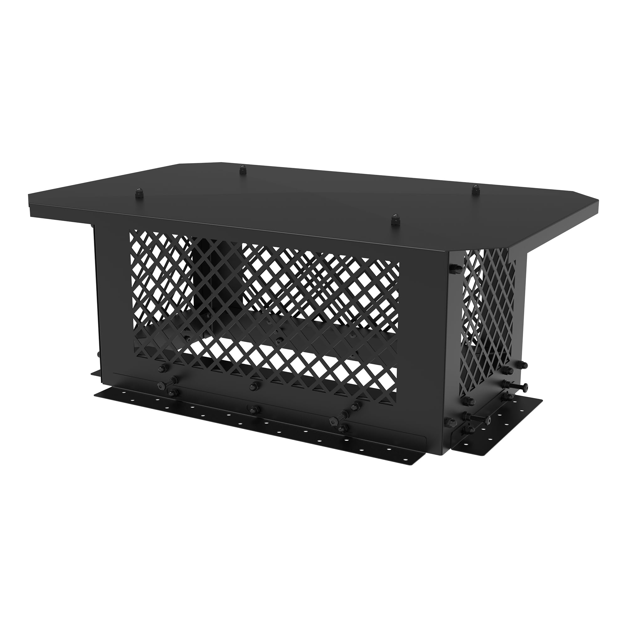 Hahaemall Chimney Cap, 10'' X 19'' Chimney Cover, Chimney Rain Caps, Adjustable Fireplace Chimney Caps For Outside To Fit Existi