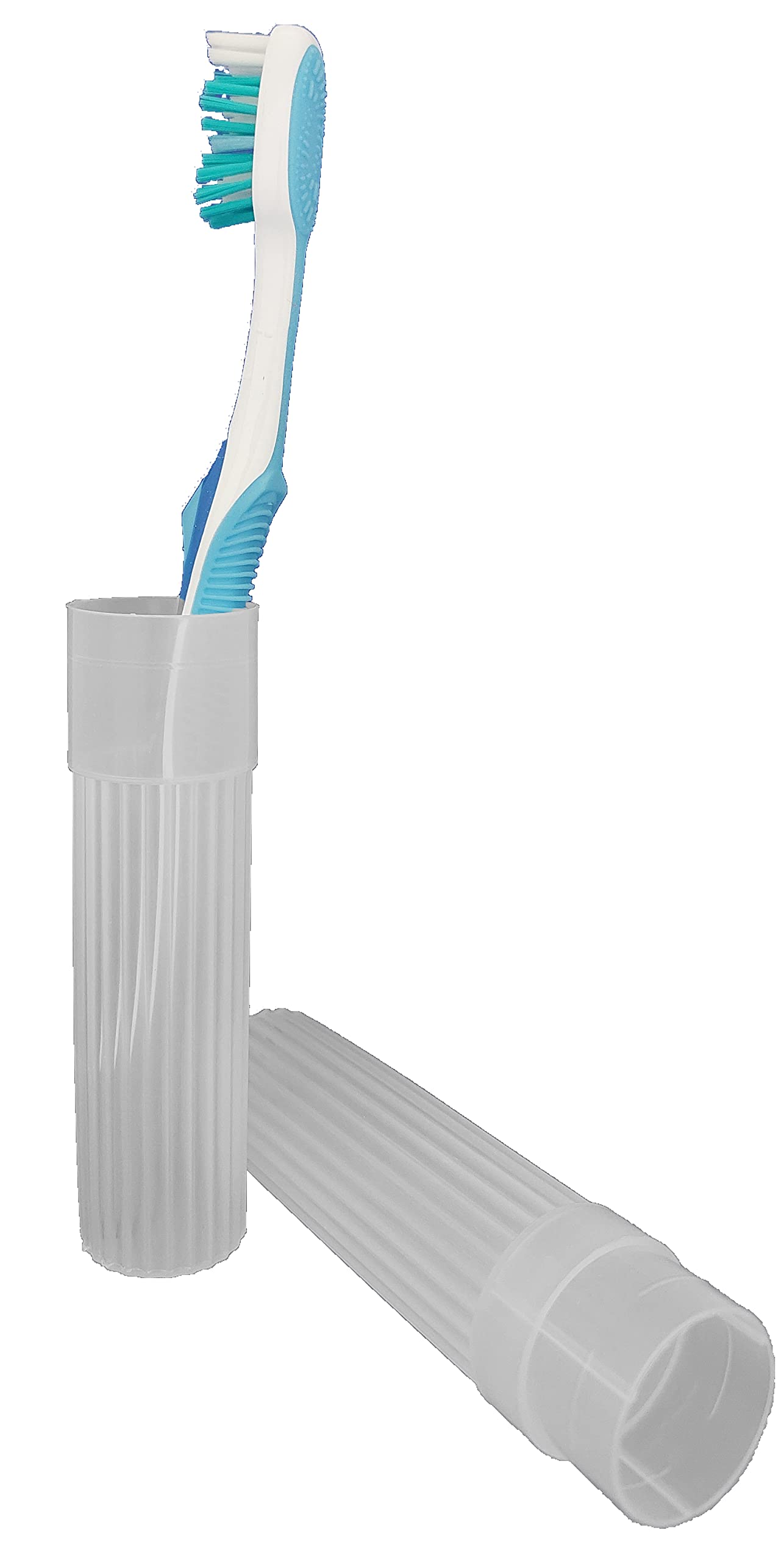 American Comb Toothbrush Holder (White) - Made In The Usa. W/Ventilation Holes.