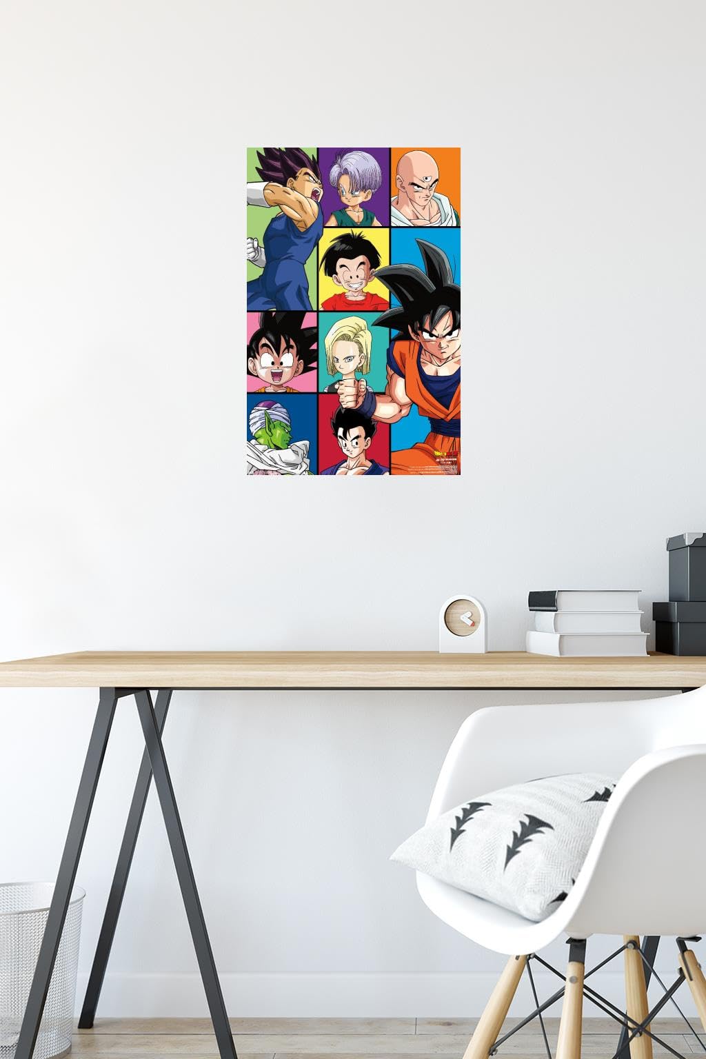 Trends International Dragon Ball Z - Grid Wall Poster, 14.725'' X 22.375'', Premium Unframed Version
