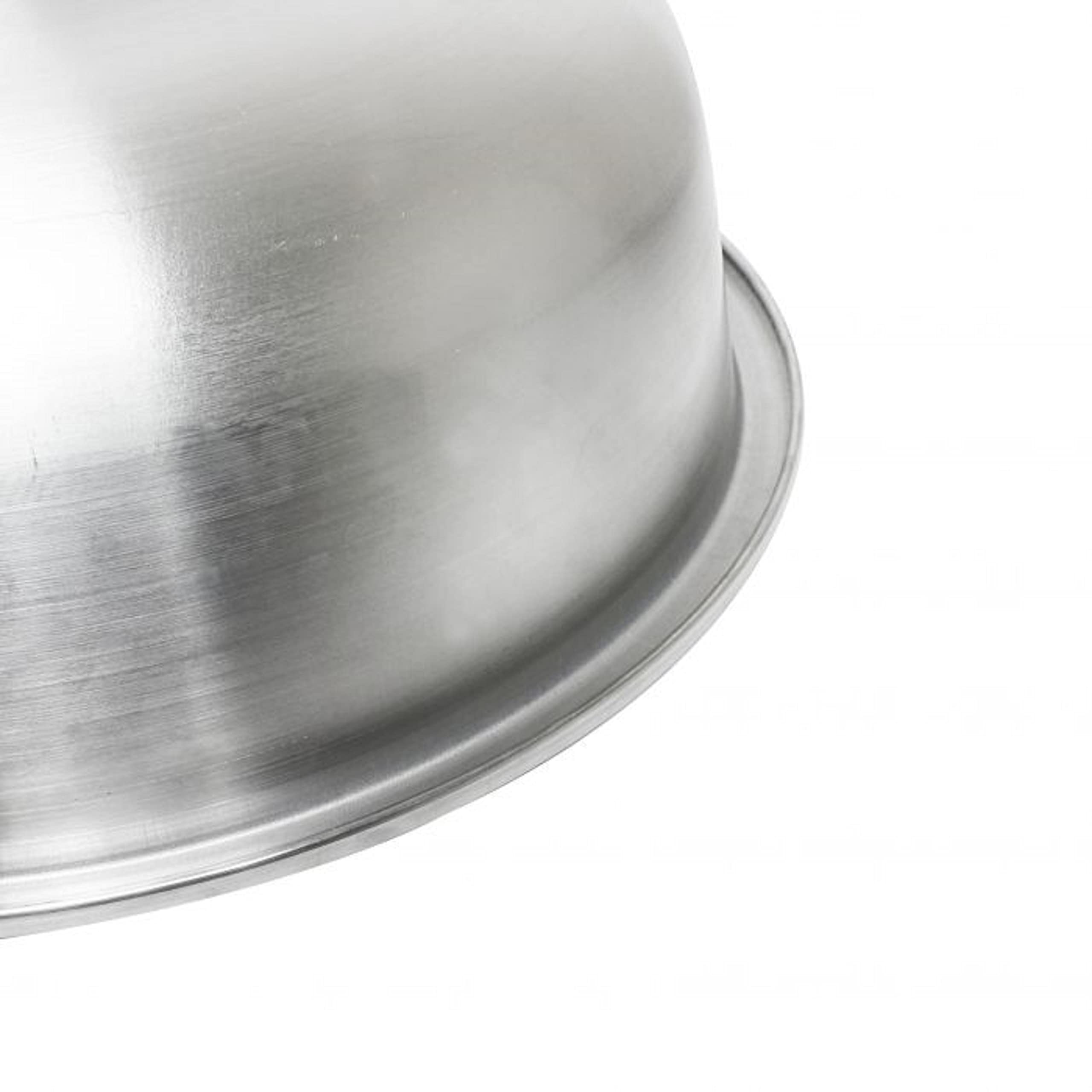 Truecraftware- 23 Qt. Heavy Duty Aluminum Basin With Tapered Edges,19'' X 6'' Made In Taiwan,Washing Bowl For Fruit And Vegetabl