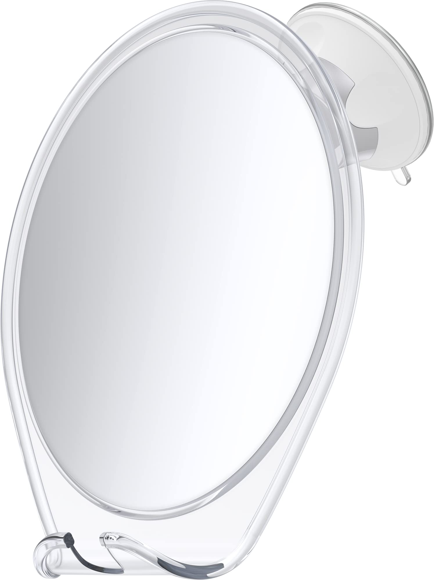 Honeybull Shower Mirror Fogless For Shaving - With Suction, Razor Holder & Swivel, Small Mirror, Accessories, Bathroom Holds Raz