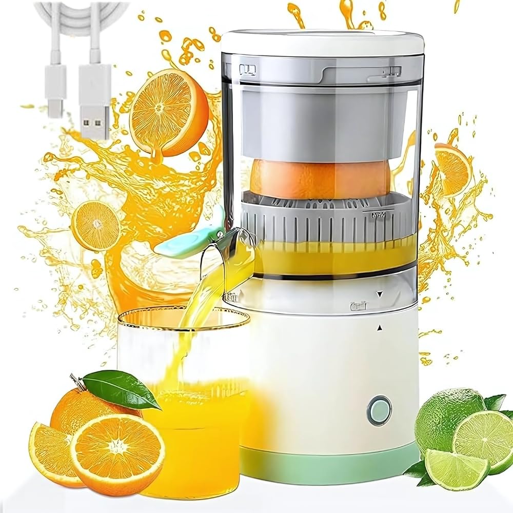 Lapras    Wireless Rechargeable Citrus Juicer Fruit Extractor, Portable Orange Lemon Squeezer With Usb Charging