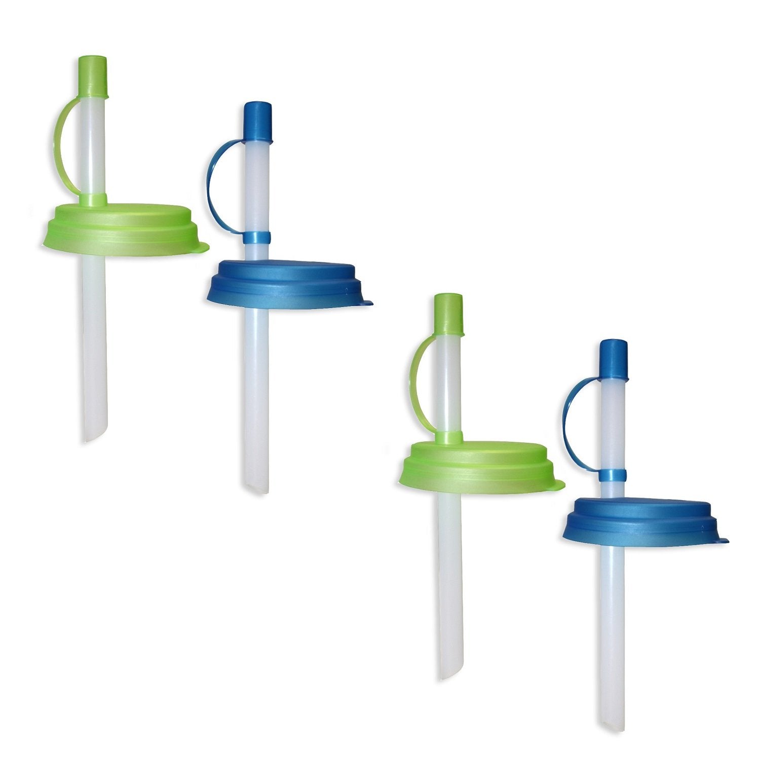 Jokari 4 Count Sip And Seal Soda Straws For Canned Beverages