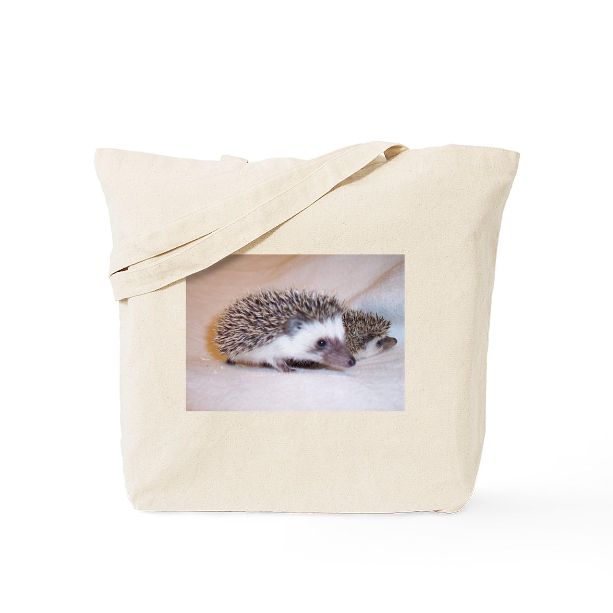 Cafepress Double Trouble Hedgehogs Tote Bag Natural Canvas Tote Bag, Reusable Shopping Bag