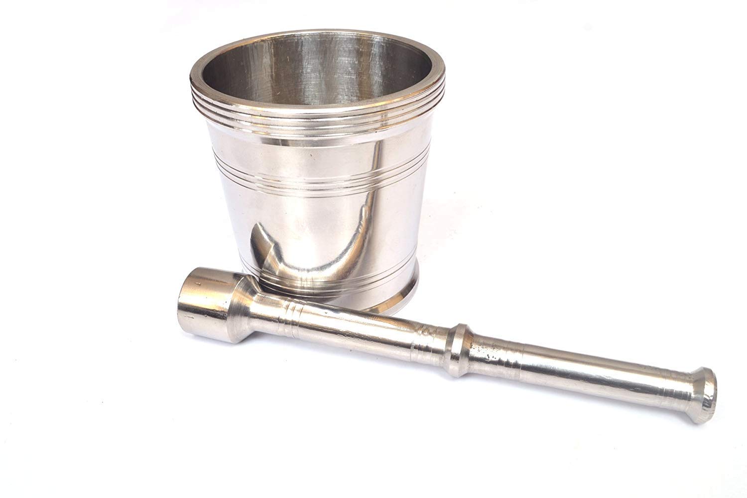 Tanish Trading Stainless Steel Mortar And Pestle | Spice Grinder | Molcajete