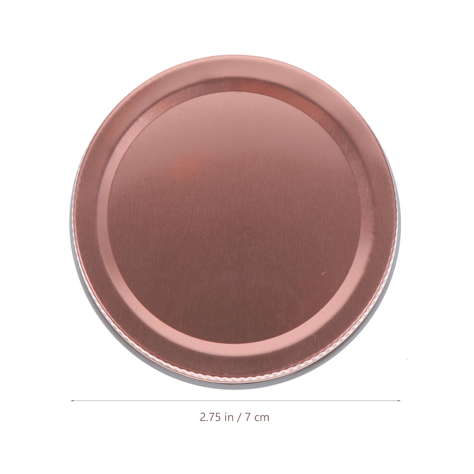 Kichvoe 12Pcs Regular Mouth Mason Jar Lids Round Canning Jar Lids Wide Mouth Sealing Food Storage Mason Can Covers Tinplate Drin