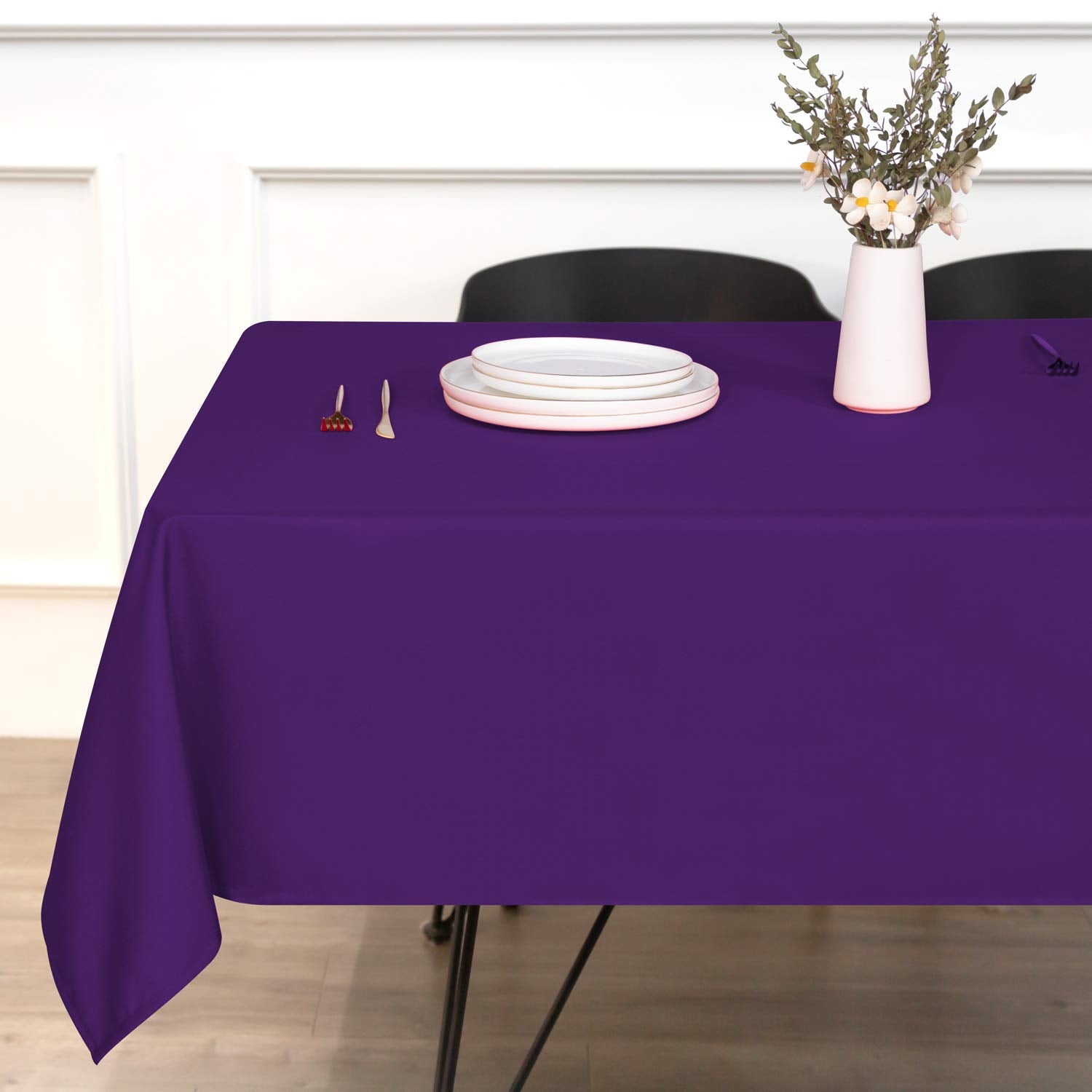 Sancua Rectangle Tablecloth - 54 X 120 Inch - Stain And Wrinkle Resistant Washable Polyester Table Cloth, Decorative Fabric Tabl