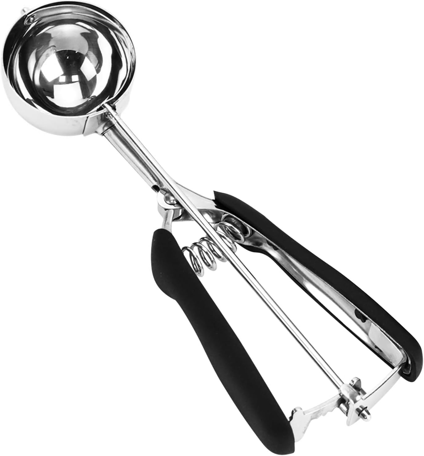 Ice Cream Scoop, Cookie Scoop, 4Tbsp/ 60ml/ 2oz Cookie Scoops for Baking, 18/8 Stainless Steel Cookie Scooper for Baking, Ice Cr