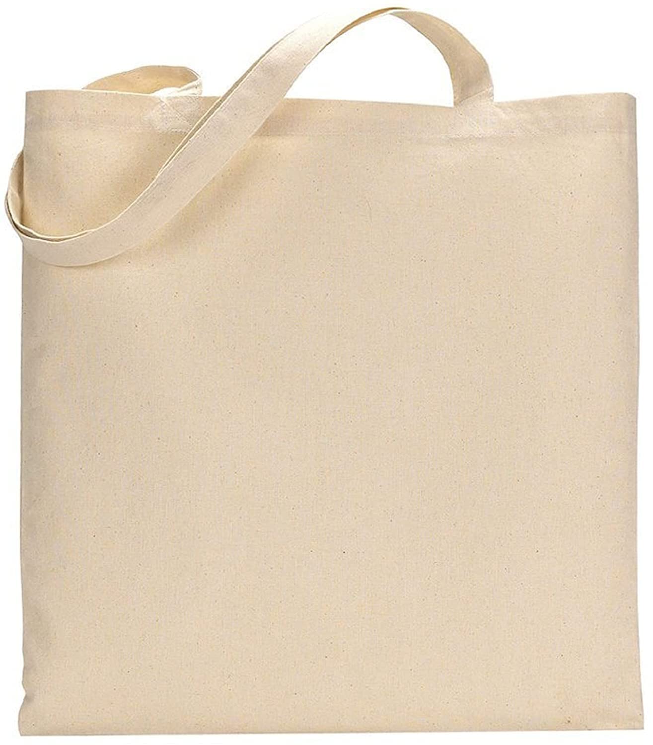 Tbf (12 Pack) 1 Dozen 100% Cotton Reusable Blank Tote Bags Tob293