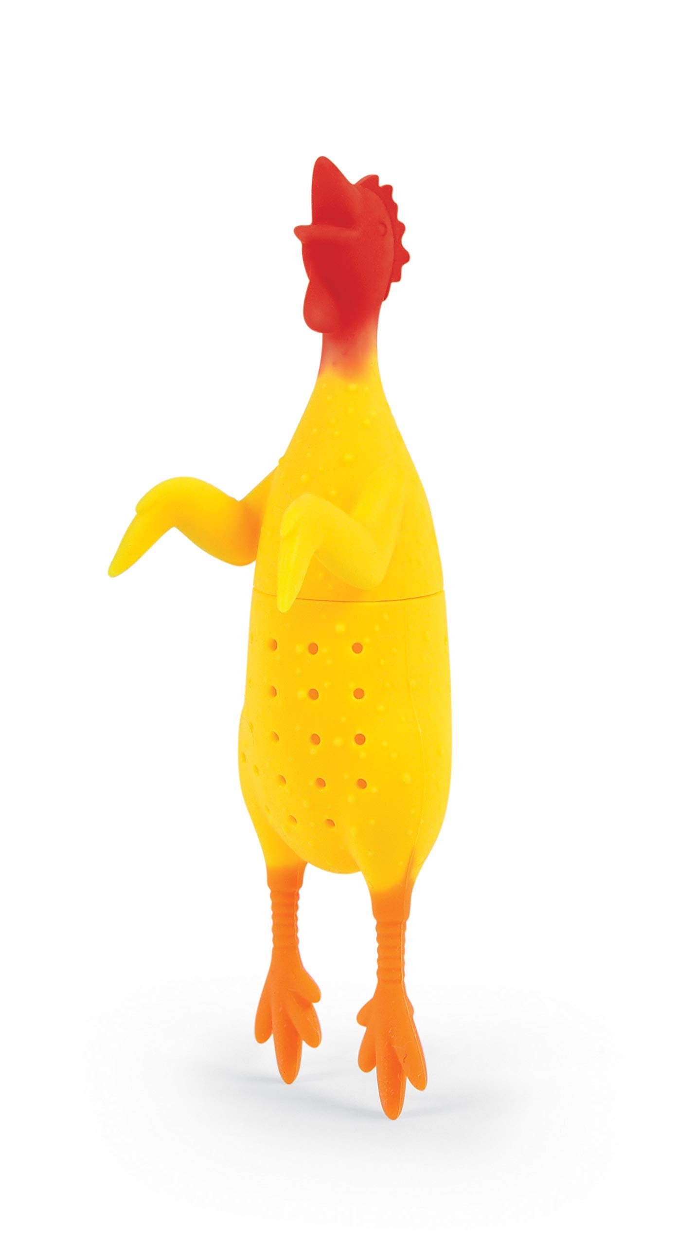 Genuine Fred, Cock-A-Doodle Brew, Chicken Reusable Silicone Tea Infuser, Yellow, Fun Gift For Tea Lovers, Clever Kitchen Gadget