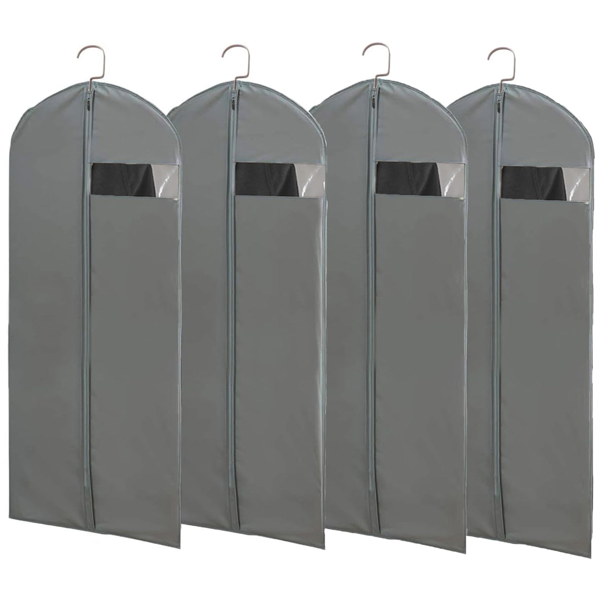 Kimmama Clothes Cover For Hanging Clothes, Garment Bag For Storage Suit,Sweater And Coat,23.6'' X 43.3'',Pack Of 4