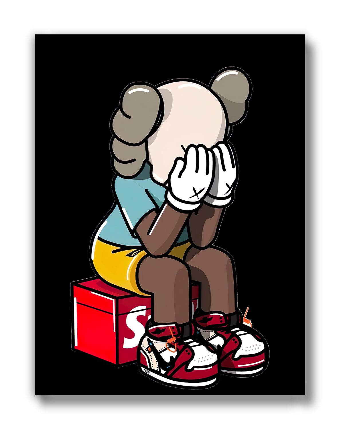 Brooke & Vine Hypebeast Room Decor (Unframed 12 X 16) Michael Jordan Shoes Sneaker Poster Sneakerhead Posters Air Jordans Teen B