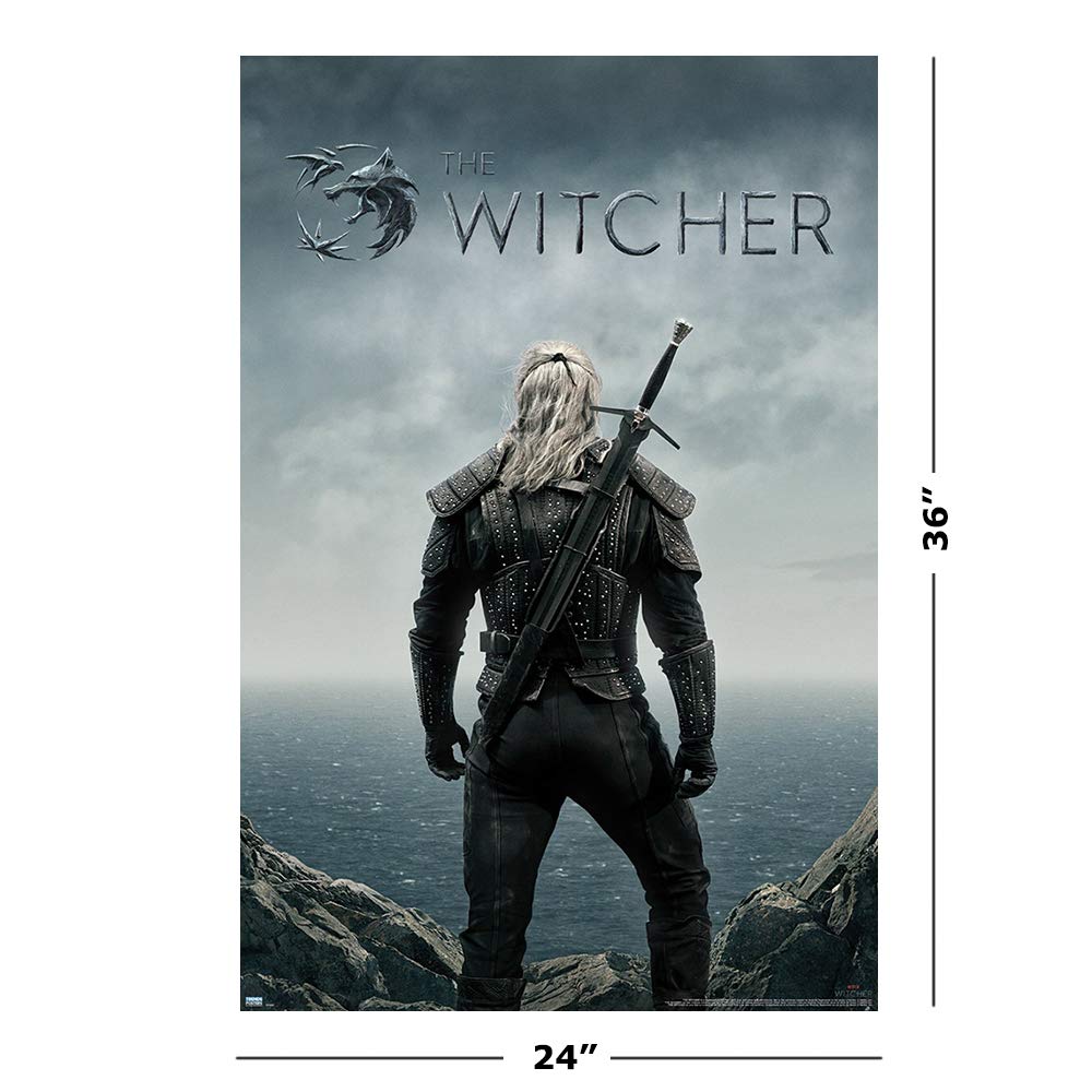 Poster Stop Online The Witcher - Netflix Tv Show Poster (Teaser - Geralt Of Rivia - Ocean) (Size 24'' X 36'')