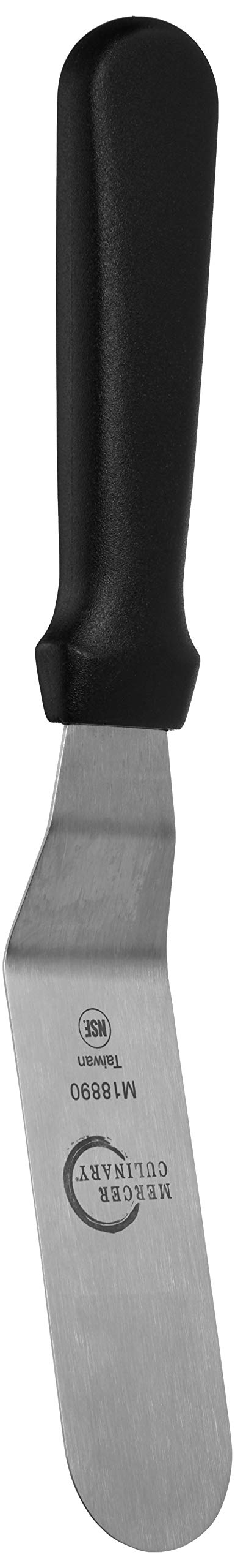Mercer Culinary Offset Spatula, 6 Inch, Stainless Steel,Black