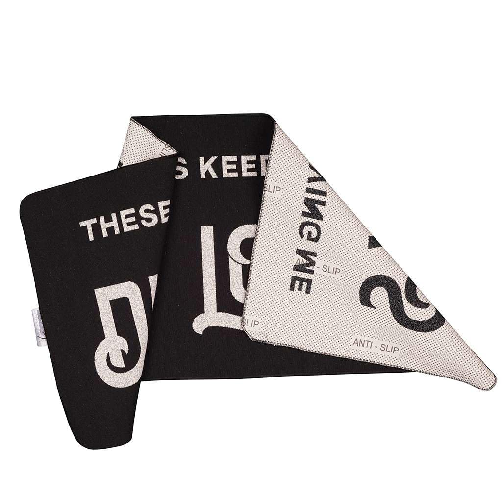 Benissimo Soft Woven Rugs, 24''X56'' Laundry Room Rug, Funny Non Slip Laundry Mats, Woven, Machine Washable, Bathroom Runner Flo