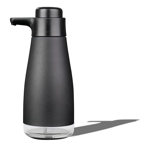 AIKE 15oz Liquid Soap Dispenser for Dish and Hand Soap Matte Black