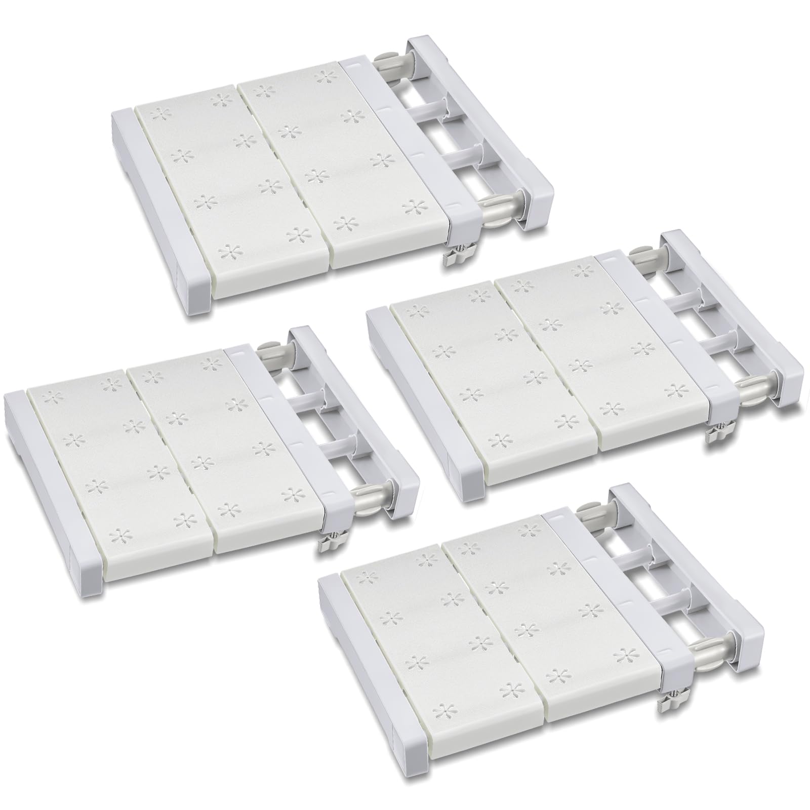 Gerrii 4 Pcs Expandable Closet Tension Rod Shelf, 10.8317.91