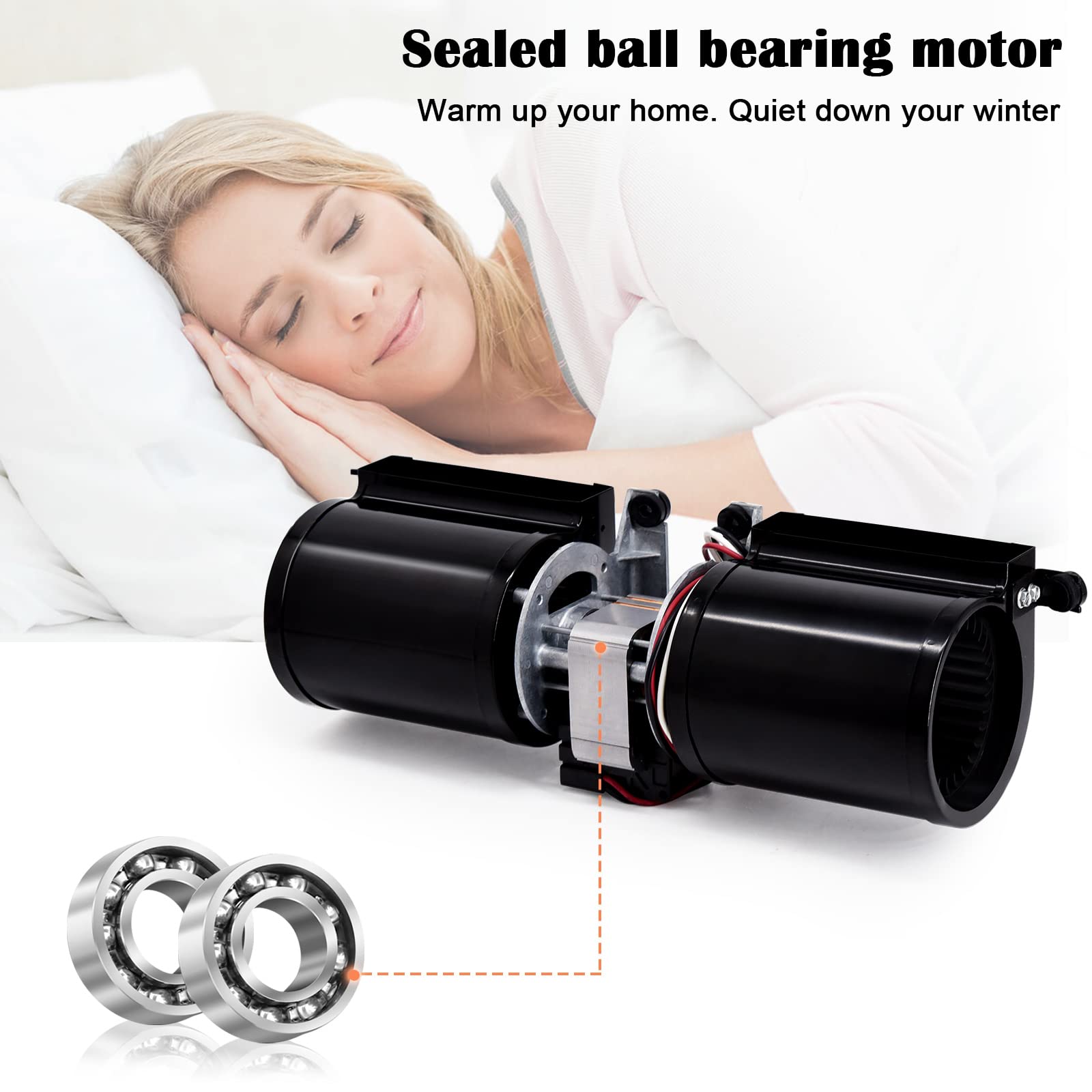 910-157/P Fireplace Blower Motor for Regency Wood Stove, Osburn, Nordica, Valley Comfort, Rotom and Fasco, 910-157/P Regency Blo