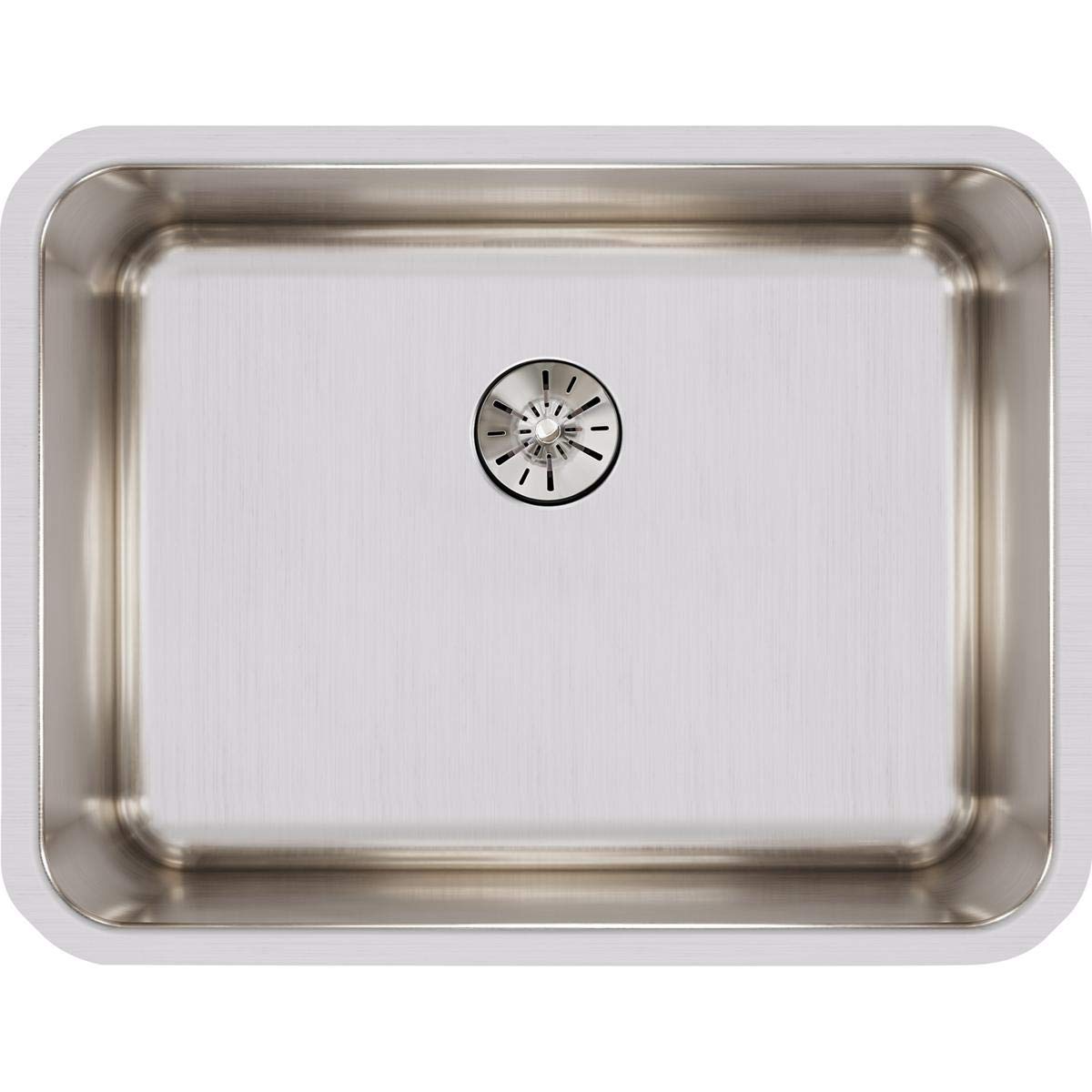 Elkay Lustertone Classic Stainless Steel 23-1/2'' x 18-1/4'' x 10''  Single Bowl Undermount Sink with Perfect Drain