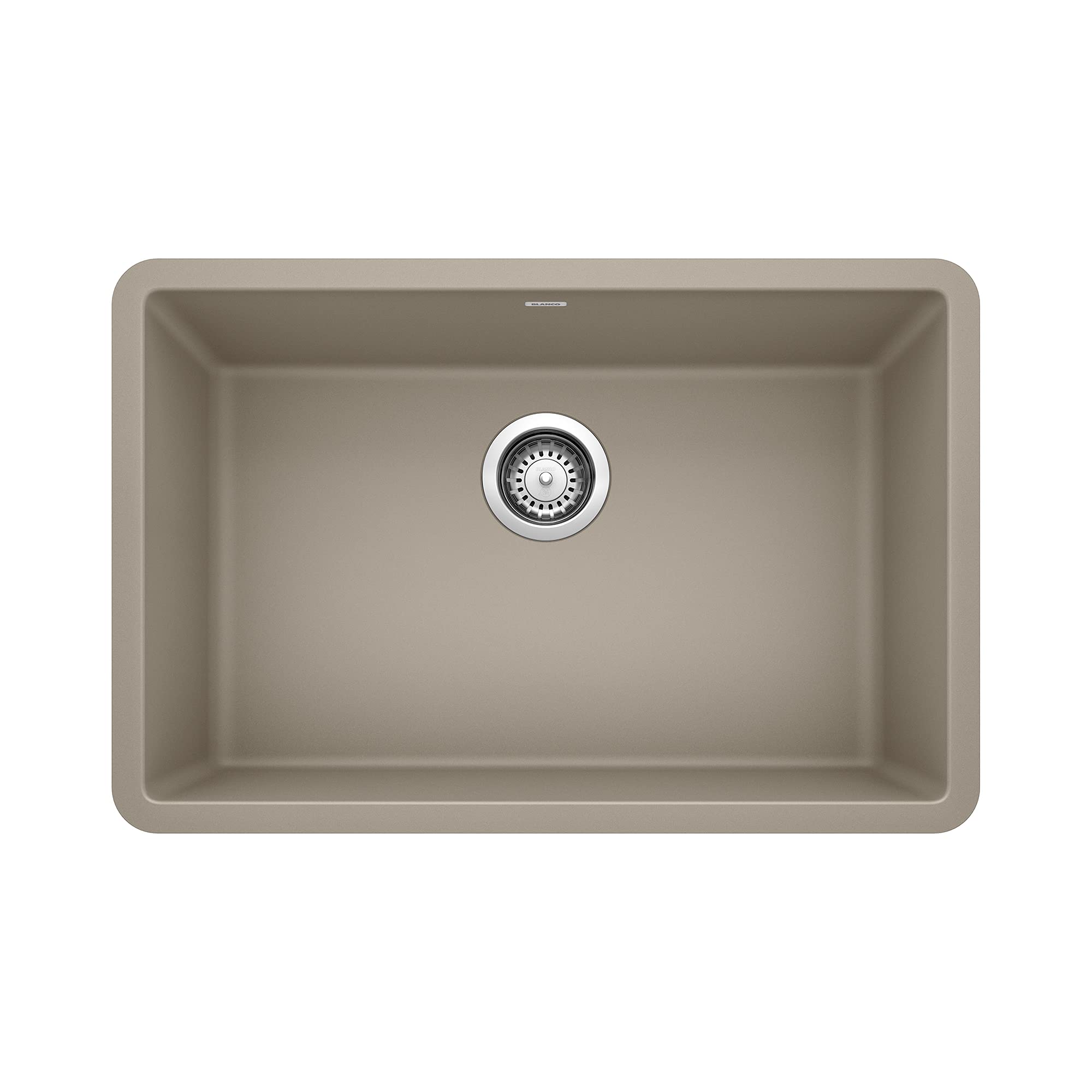 Blanco Precis Silgranit 27'' Single Bowl - Truffle