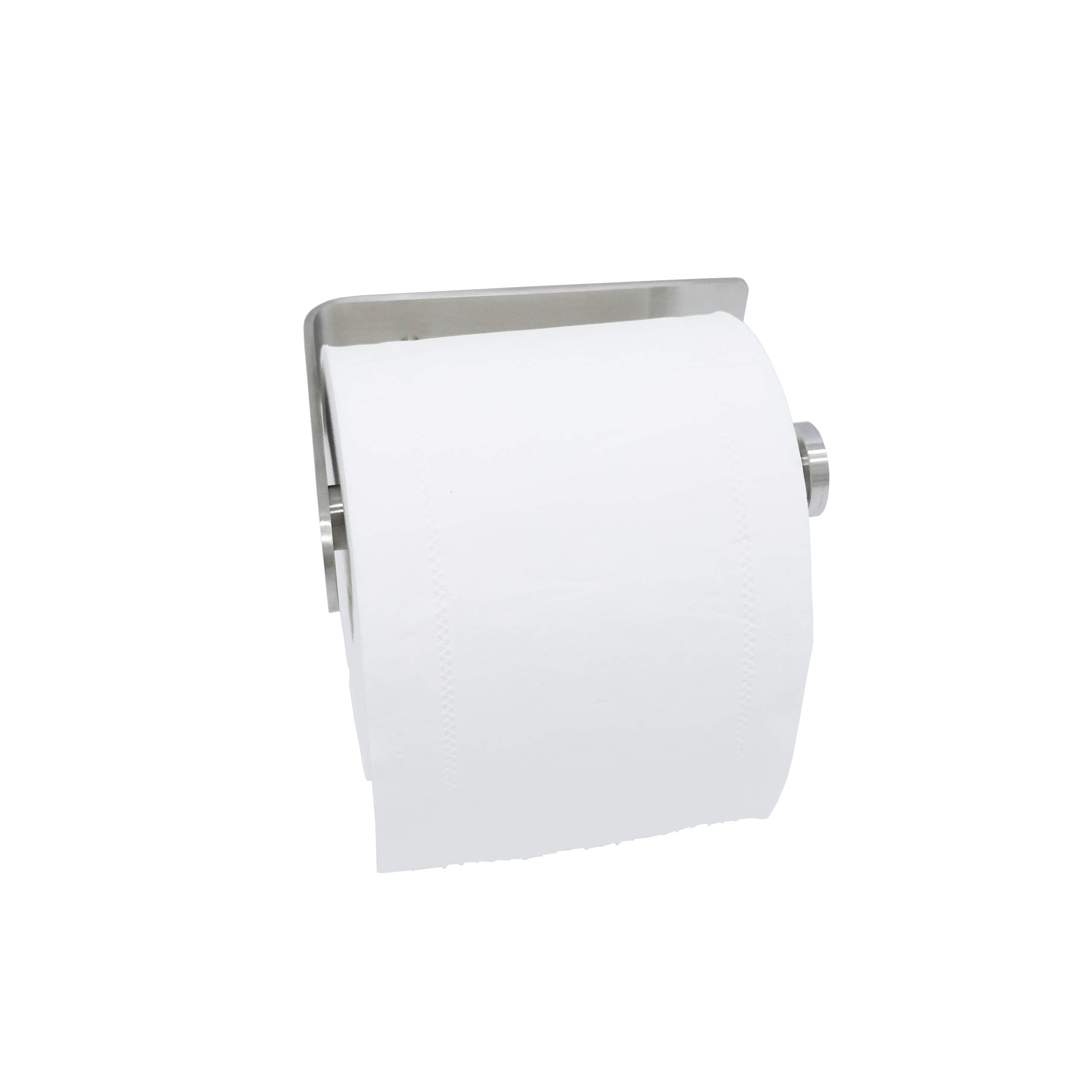 Lofekea Wall Mount Toilet Paper Holder Stainless Steel Tissue Paper Roll Towel Holder Rustproof Brushed Finish
